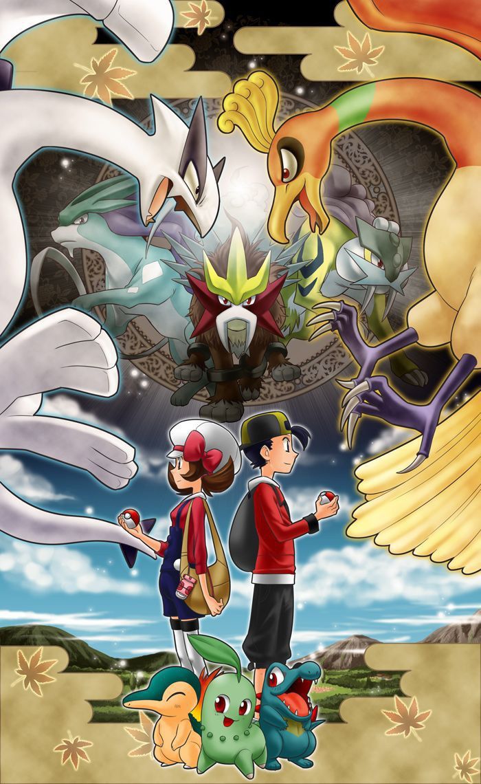 Pokémon HeartGold and SoulSilver. ポケモンファンアート, ポケットモンスター, ポケモンの描き方