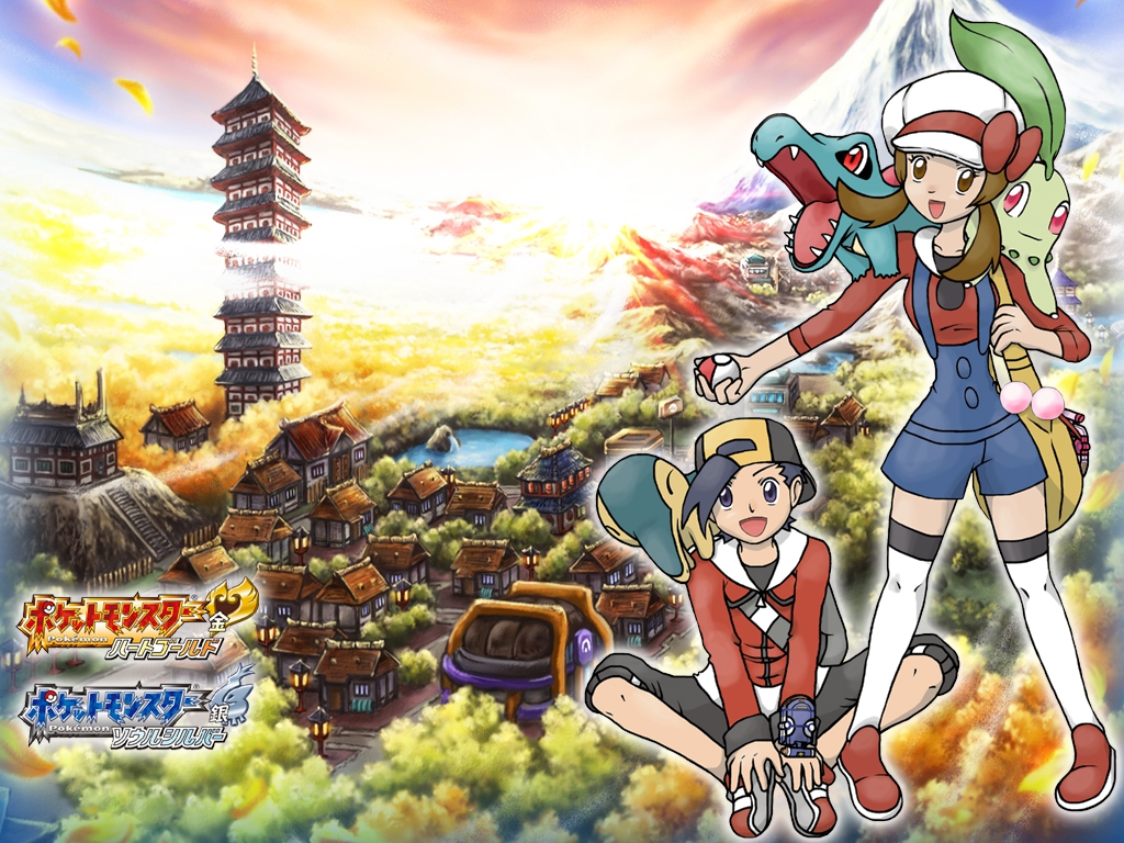 Video Game Pokémon: HeartGold and SoulSilver HD Wallpaper by へいわ