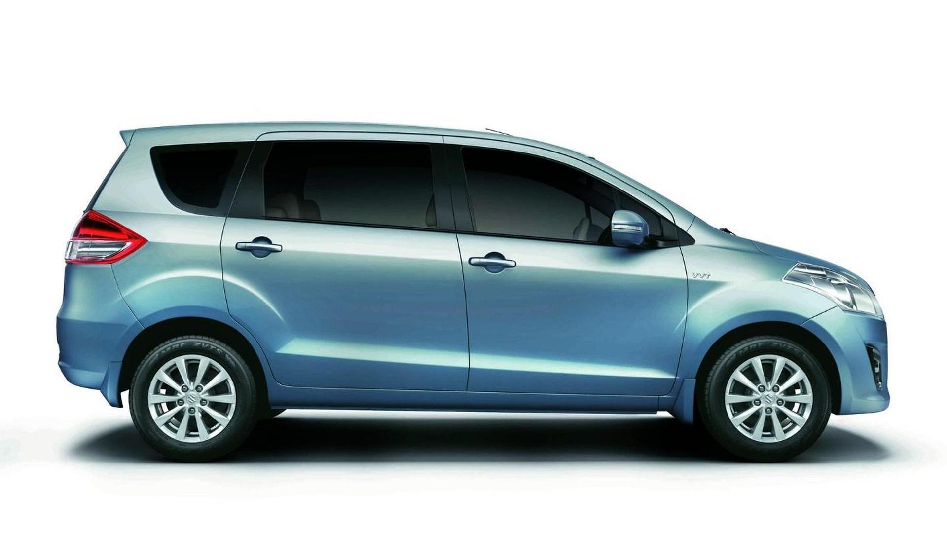 Lengthened Suzuki Swift becomes Maruti Ertiga [video]