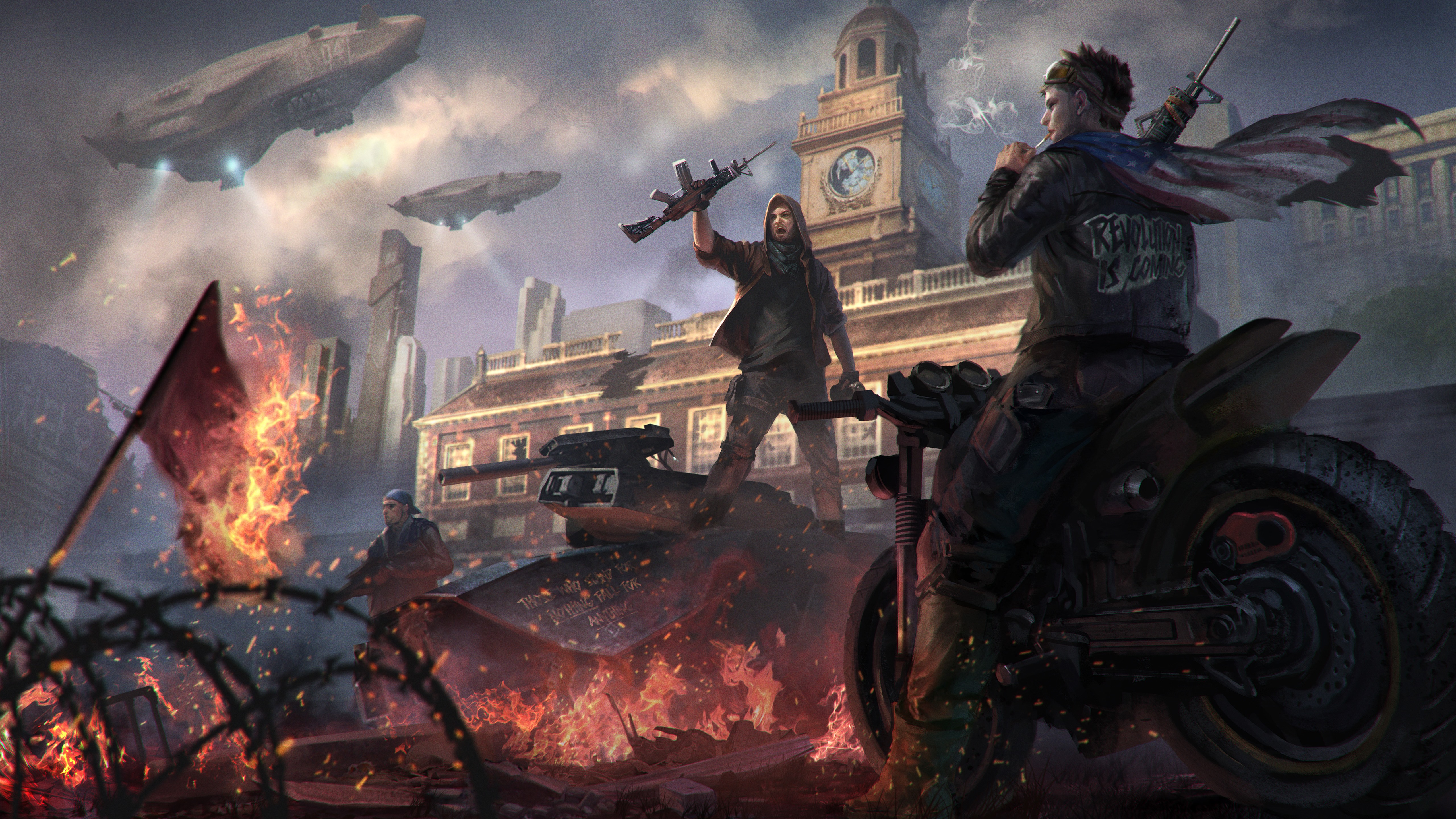 Wallpaper Homefront: The Revolution, game, ruins 5120x2880 UHD 5K Picture, Image