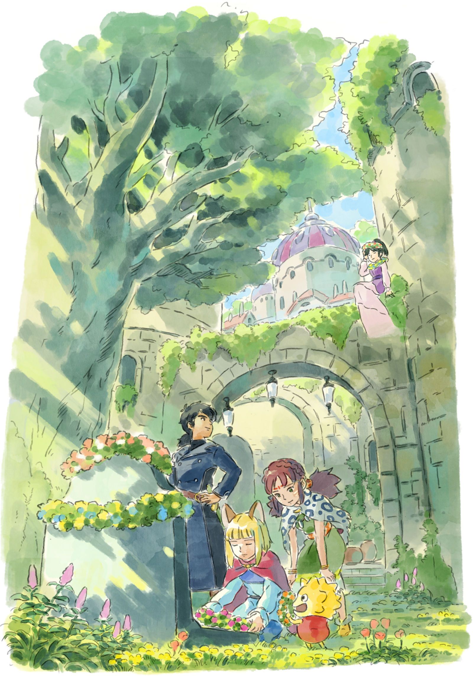 The Art Of Ni no Kuni 2. Hayao miyazaki concept art, Ghibli art, Studio ghibli characters