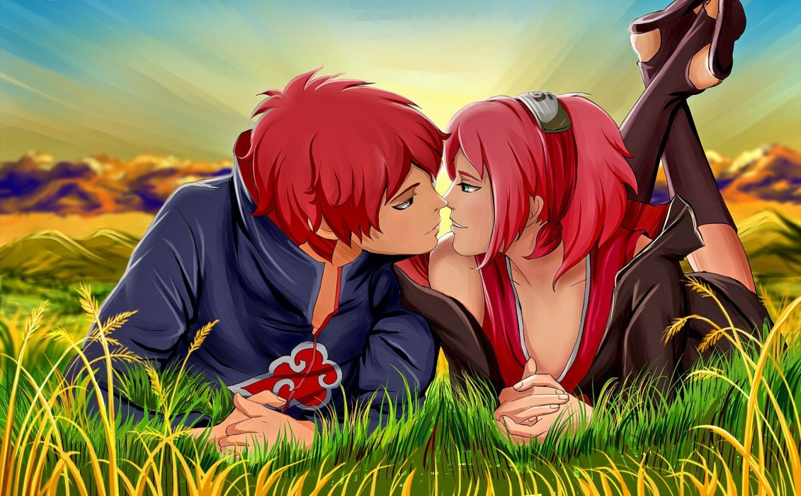 Anime series naruto couple wallpaperx1238