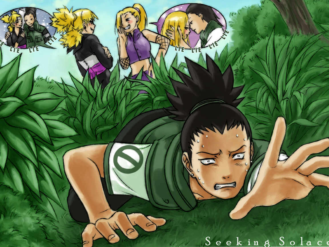 Shikamaru and Temari (and Ino) Couples ♥ Wallpaper