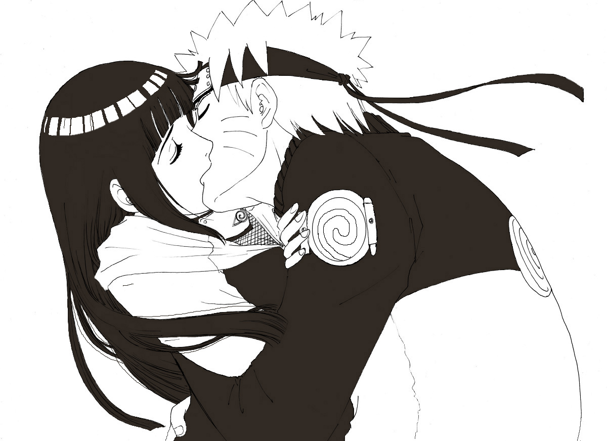 headband hug hyuuga hinata kiss male monochrome naruto naruto shippuden uzumaki naruto yuu todoroki. konachan.com.com Anime Wallpaper
