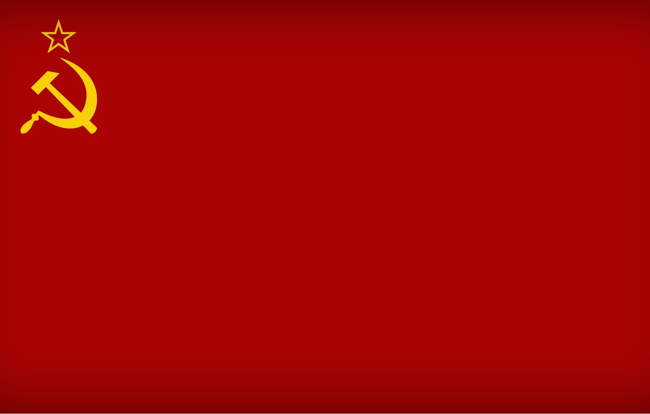 Wallpaper red, star, flag, USSR, the hammer and sickle, communism image for desktop, section минимализм