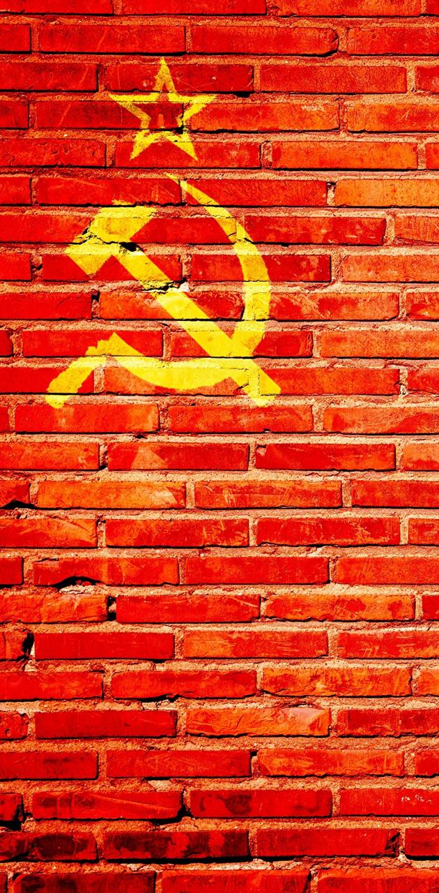 Hammer and sickle wallpaper