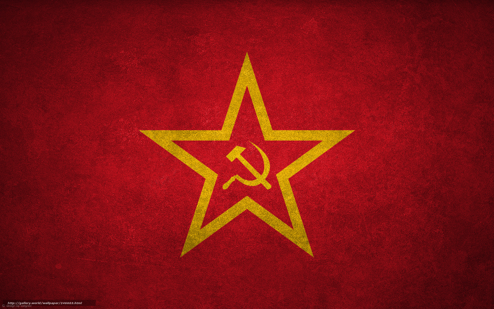 Download wallpaper USSR, star, hammer and sickle, flag free desktop wallpaper in the resolution 1920x1200