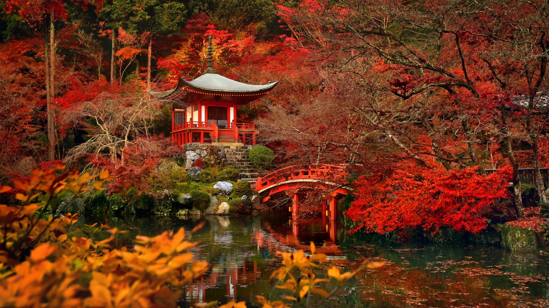 Japan Autumn Background