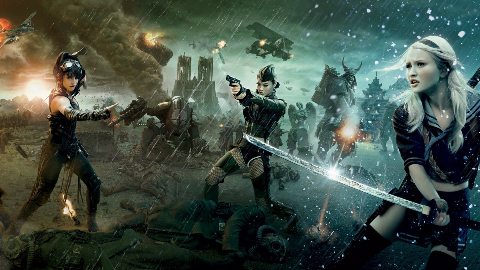 movies, Sucker Punch, Katana Wallpaper HD / Desktop and Mobile Background