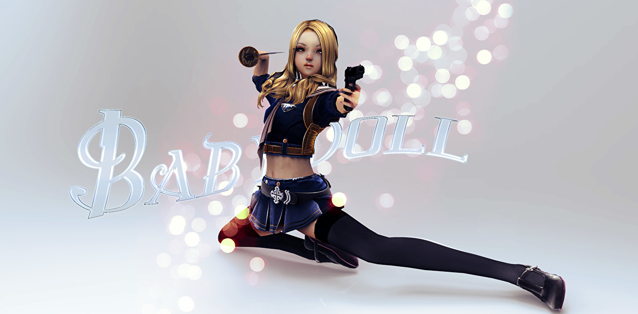 Image Blonde girl Doll babydoll Sucker Punch female Fantasy