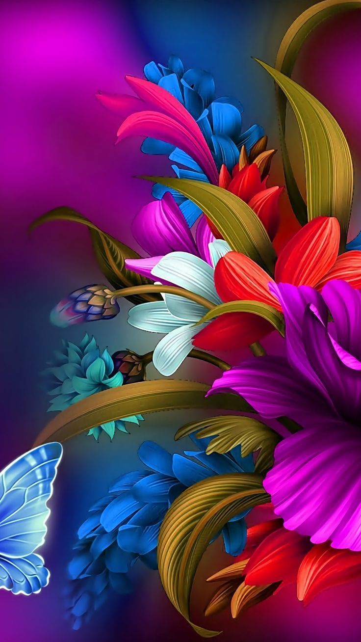 wallpaperbackground. Flower art painting, Art wallpaper, Art background