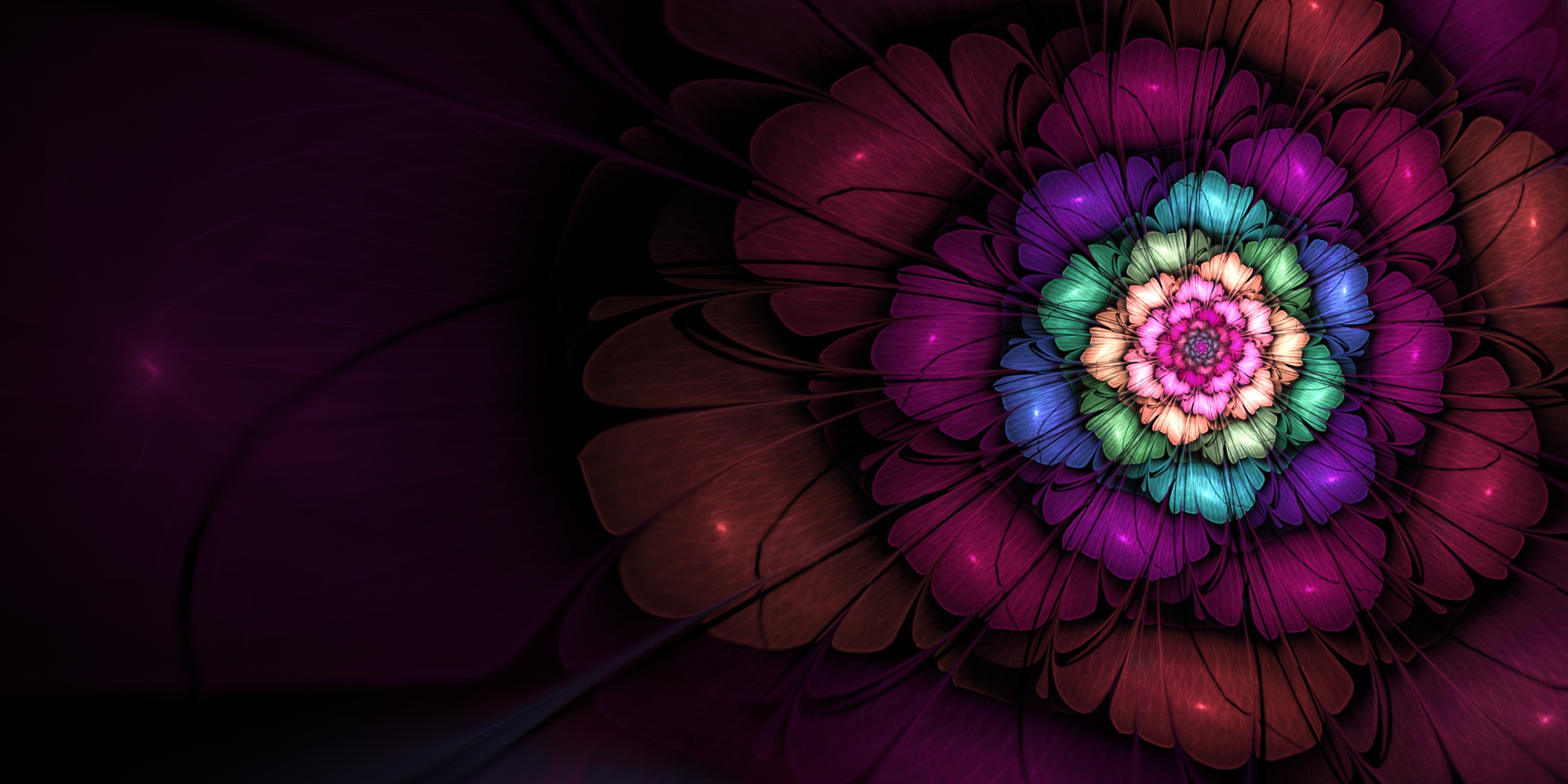 fractal, Apophysis, Mathematics, Golden Ratio, Fibonacci Sequence, Flowers, Digital Art, 3D, Fractal Flowers Wallpaper HD / Desktop and Mobile Background