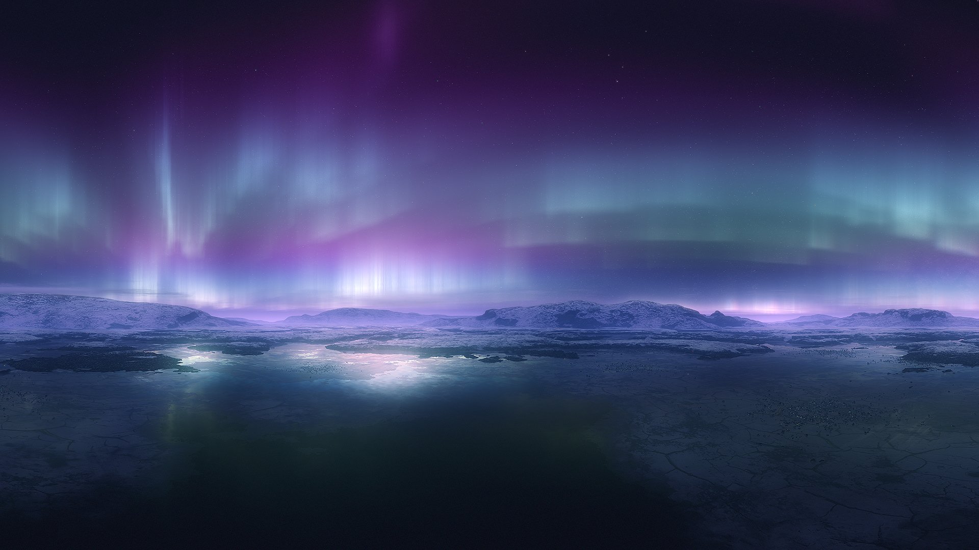 Norther Aurora Sky Wallpaper