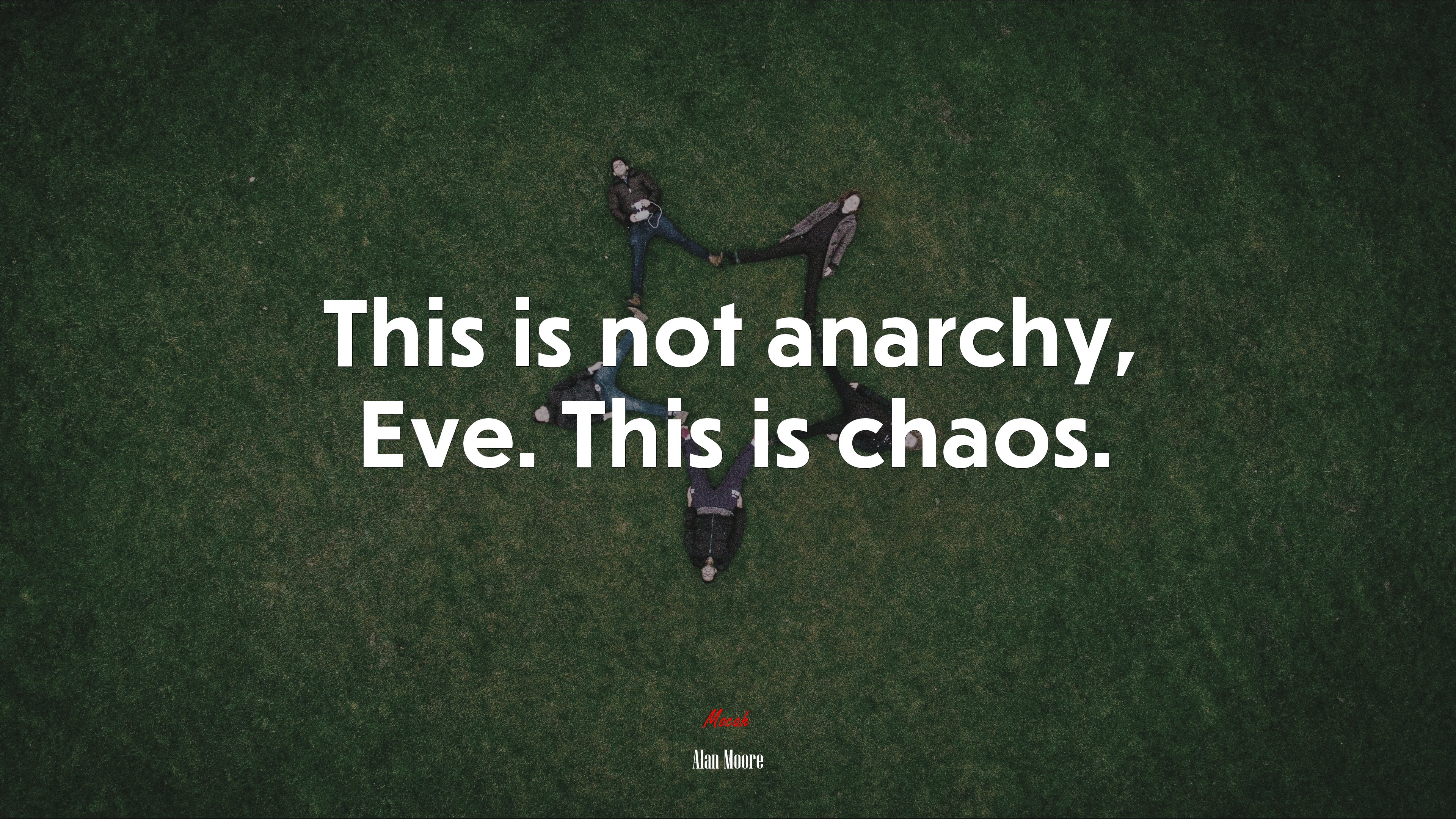 Alan Moore quote HD wallpaper, Background