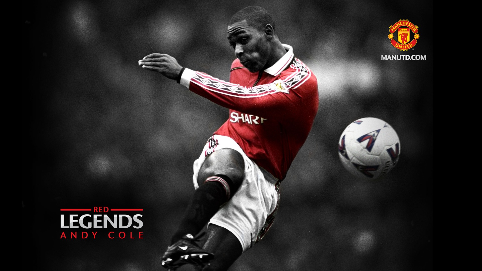 Cole Red Legends Manchester United Wallpaper