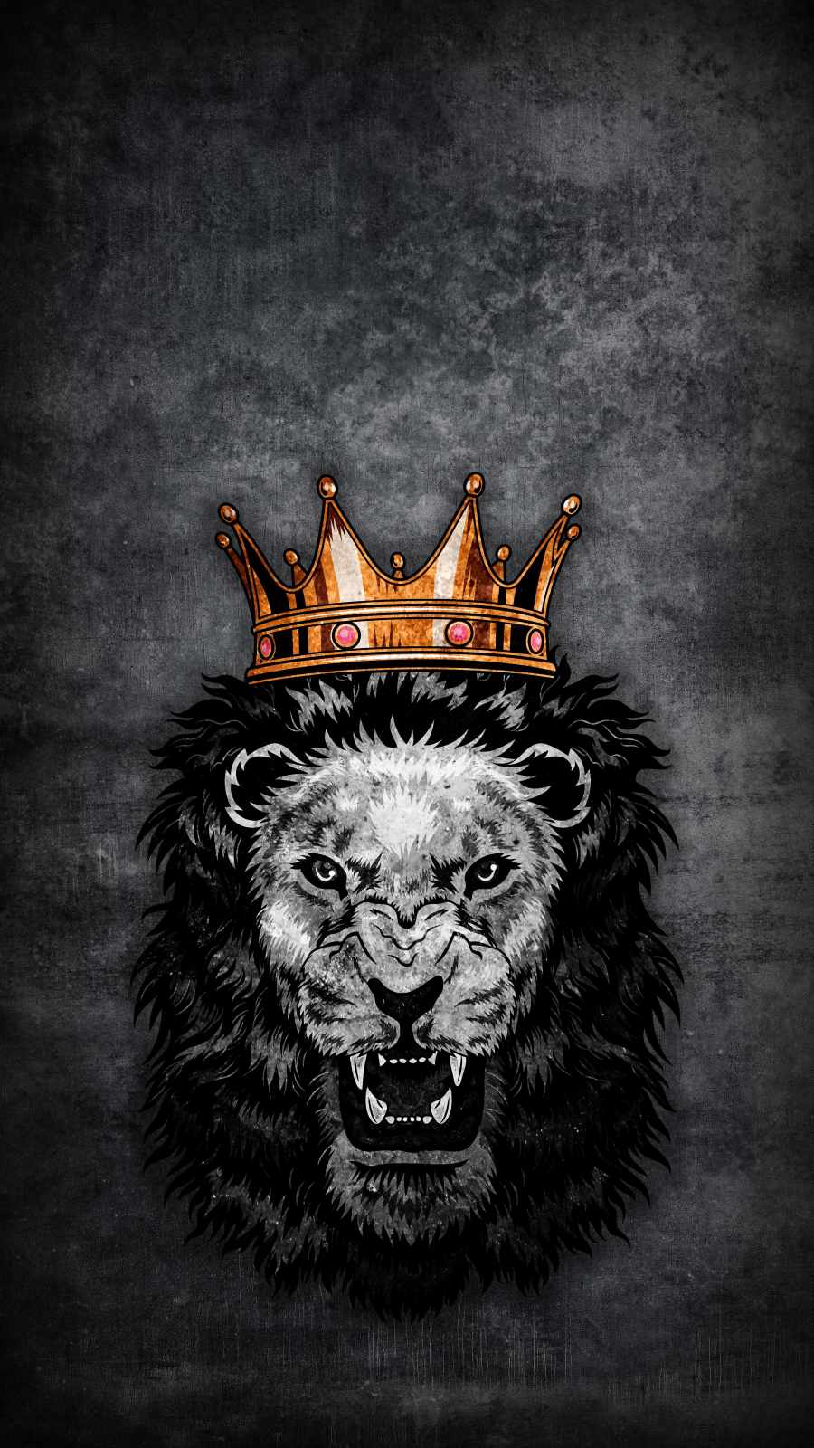The Lion Crown IPhone XR Wallpaper