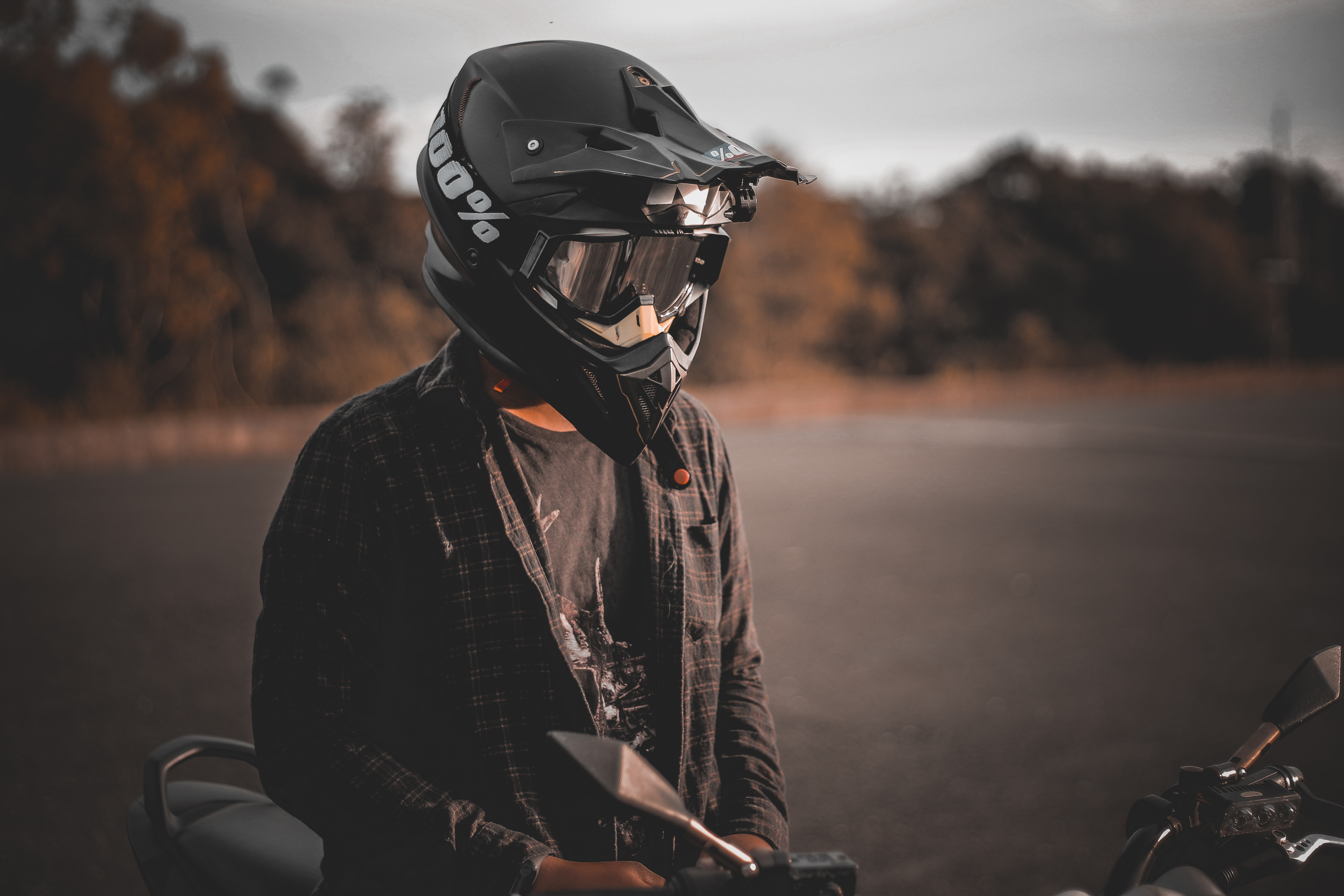 Person Wearing Helmet · Free