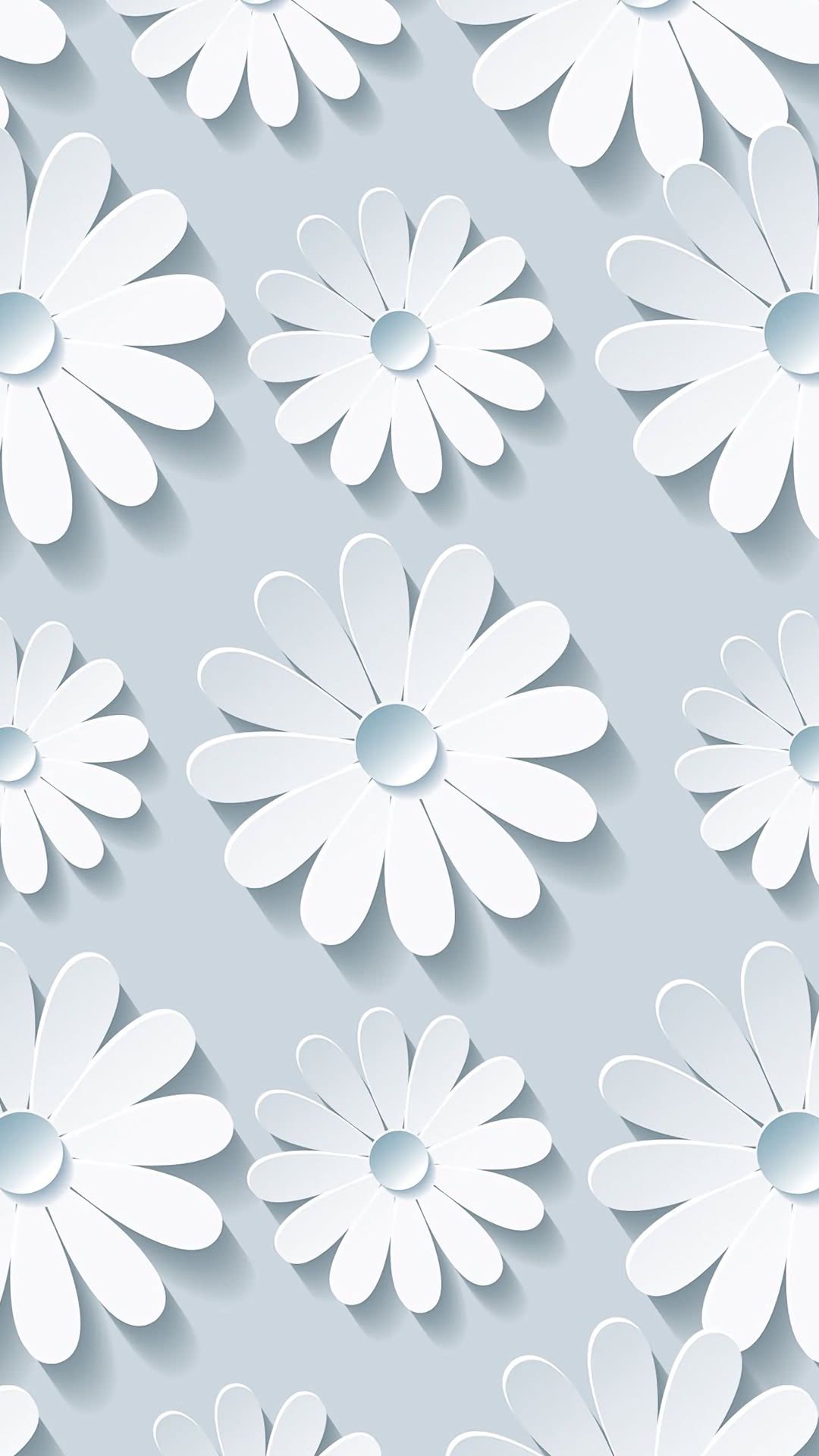 White Flower iPhone Wallpaper