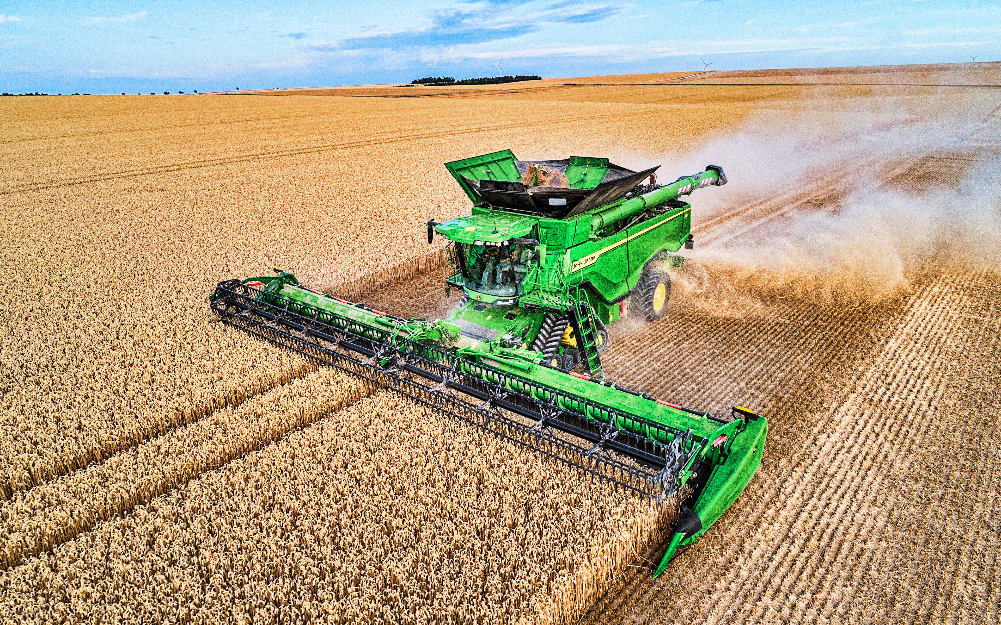 Download wallpapers John Deere X9 Series, 4k, combine harvester, 2021 combi...