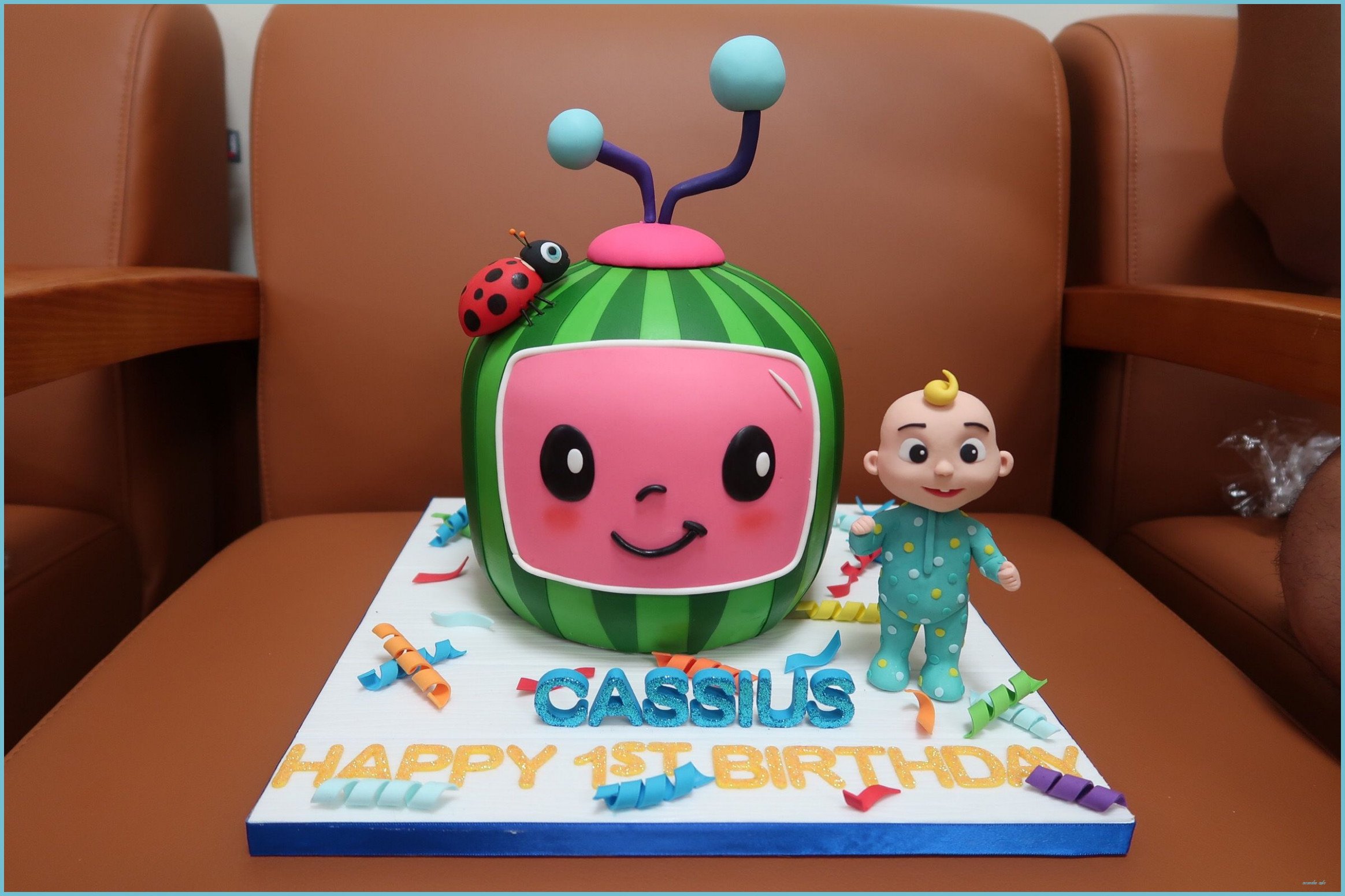 Cocomelon Cake 8nd Birthday Party For Boys, 8st Birthday Party