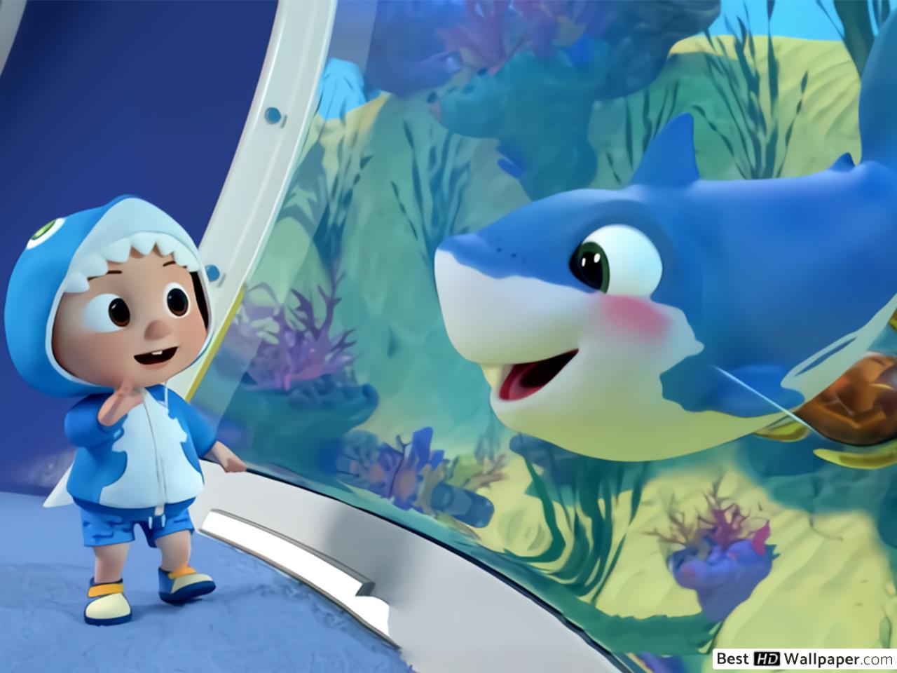 Cocomelon Wallpaper Baby Shark HD wallpaper download