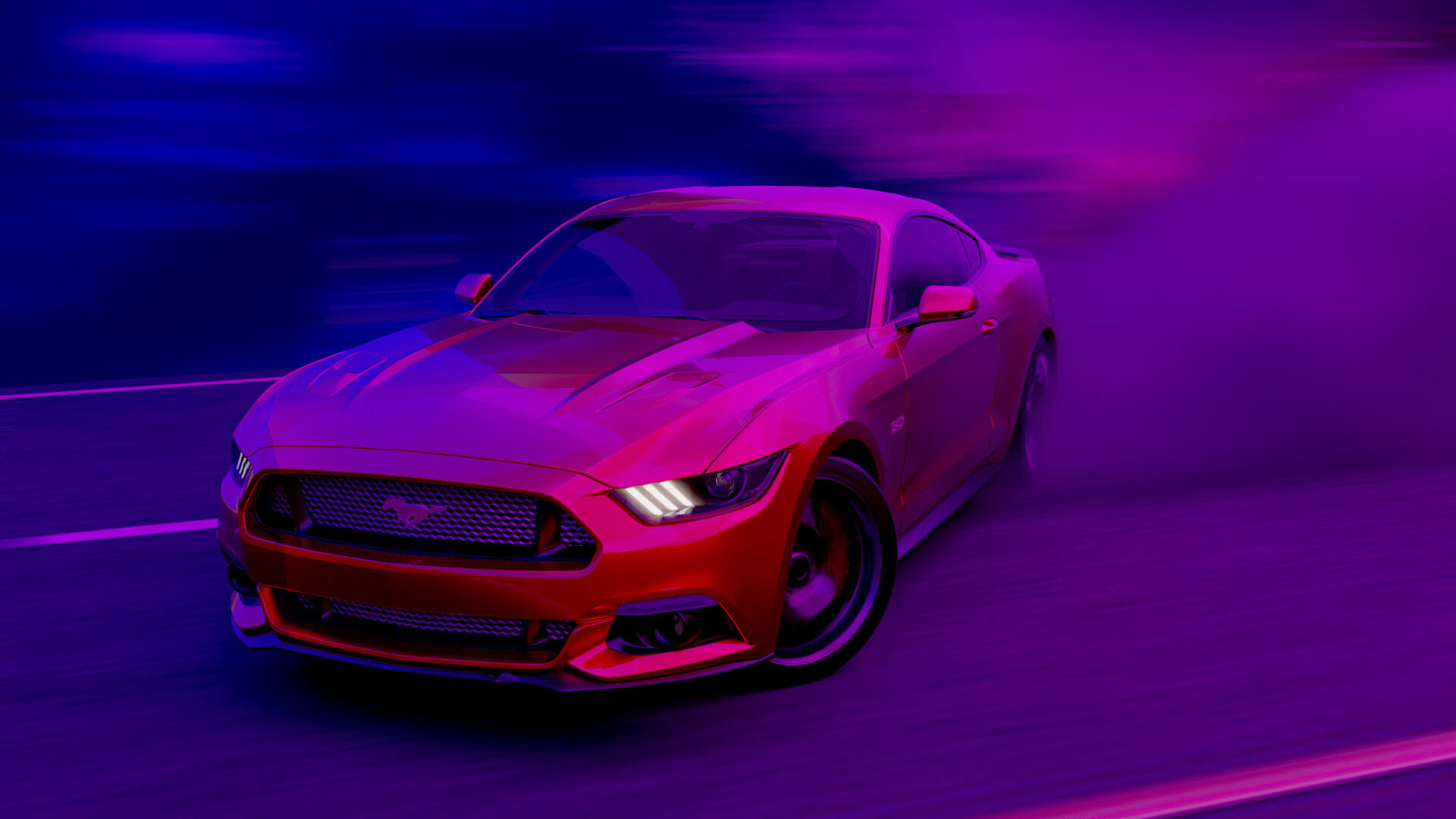 Ford Mustang gt Neon