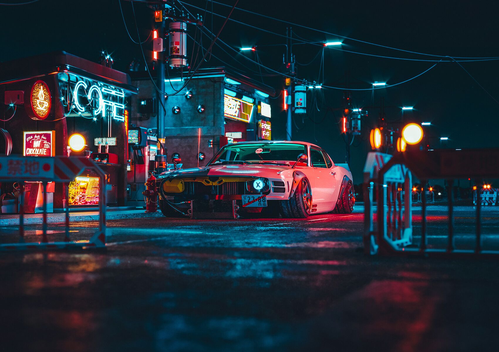Mustang Ford Neon - Wallpaperslinks