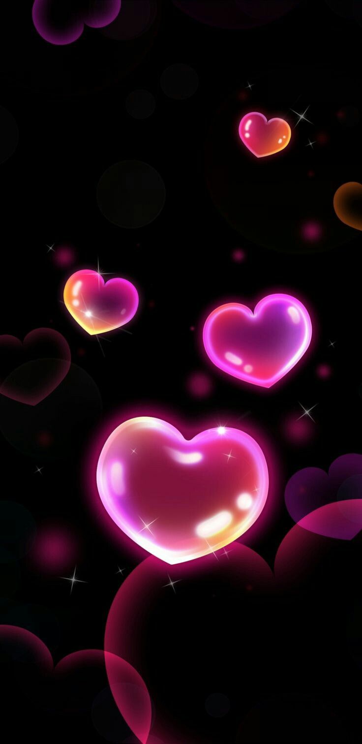 01 Hearts. Heart Iphone Wallpaper, Heart Wallpaper, Bubbles Wallpaper