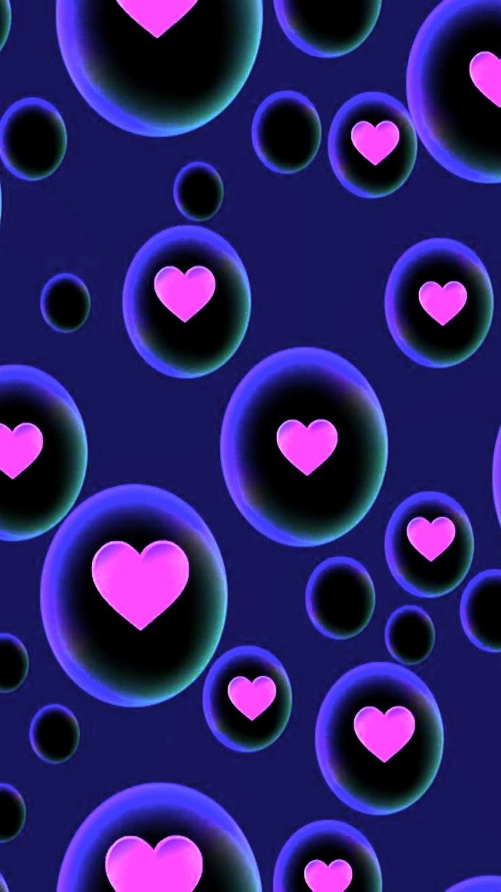 Hearts #wallpaper. Heart iphone wallpaper, Heart wallpaper, Wallpaper iphone love