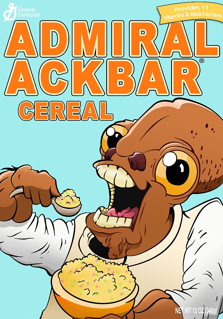 Star Wars, cereal, Admiral Ackbar Wallpaper / WallpaperJam.com