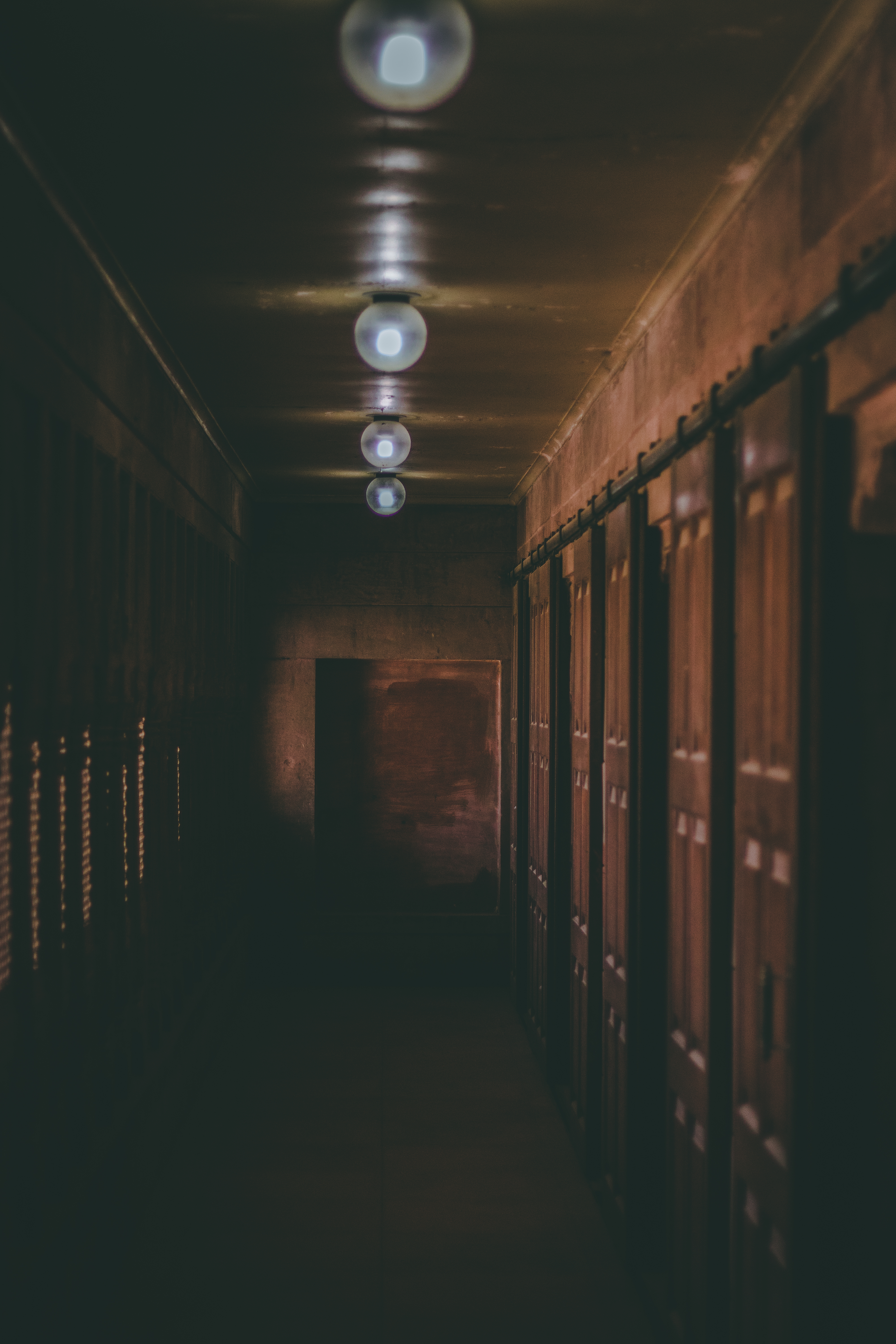 Photo of Hallway With Dim Lights · Free