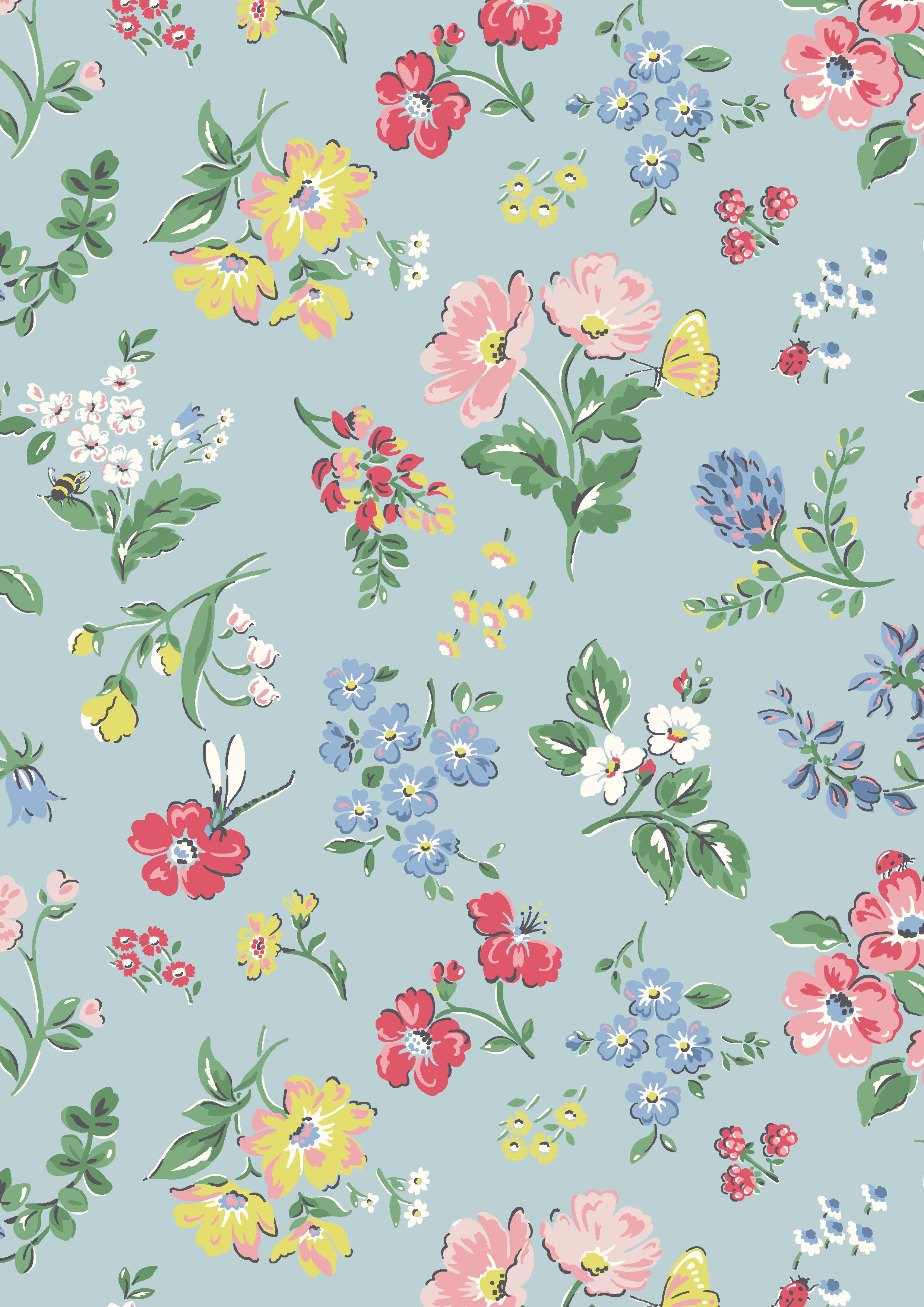 Site Offline. Cath kidston wallpaper, Print wallpaper, Floral prints