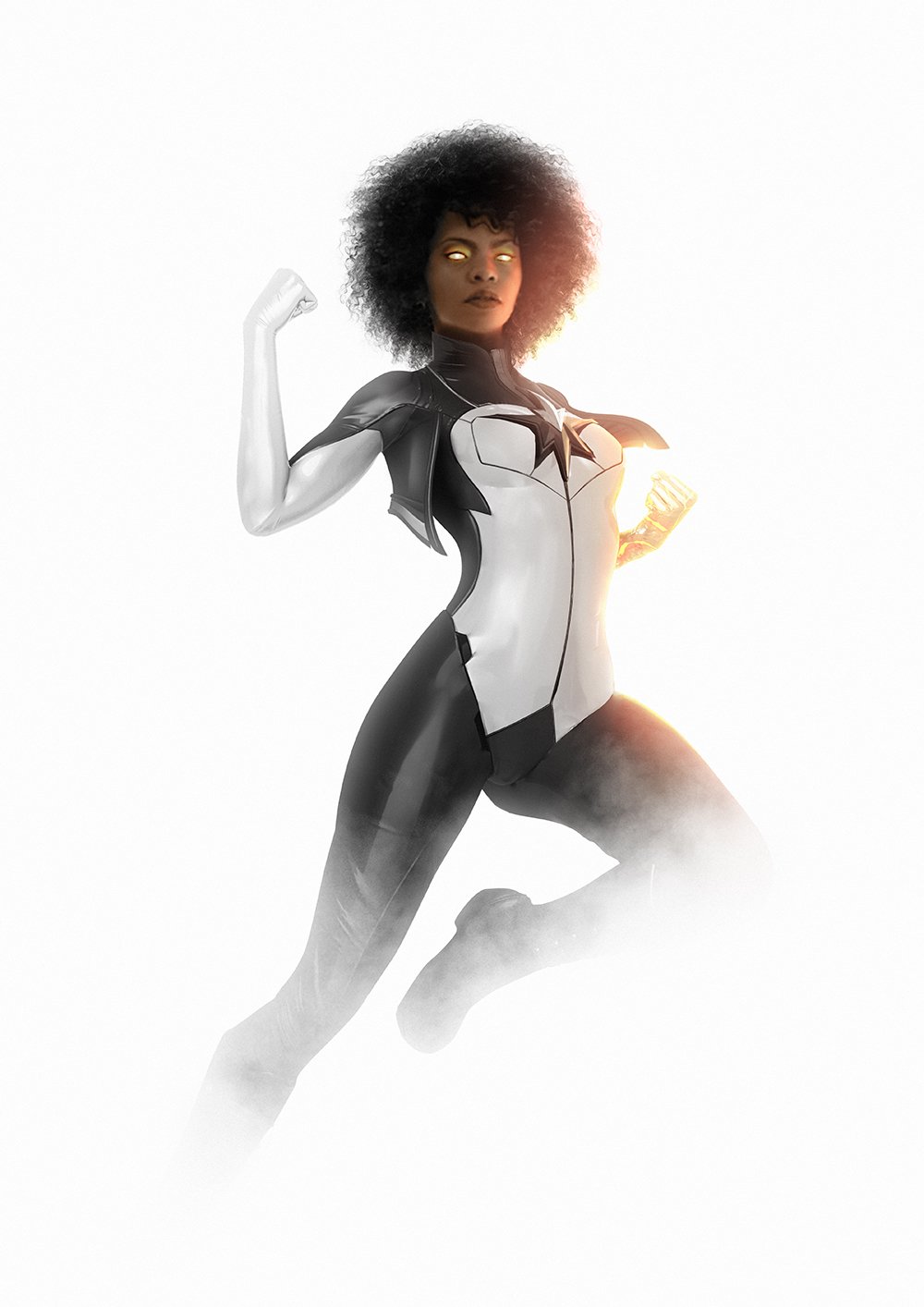 Teyonah Parris as Spectrum (Monica Rambeau) by BossLogic: marvelstudios