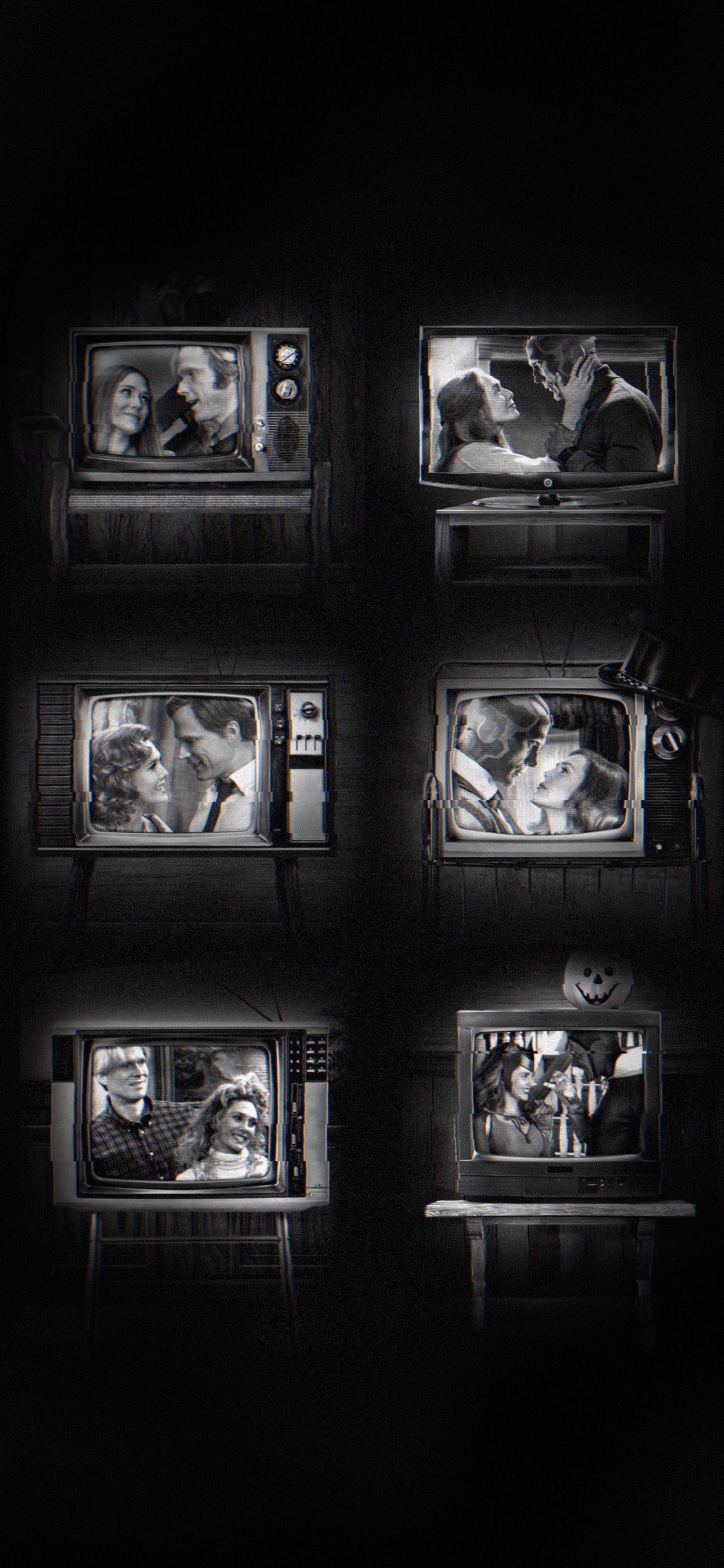 I made WandaVision phone wallpaper!: marvelstudios