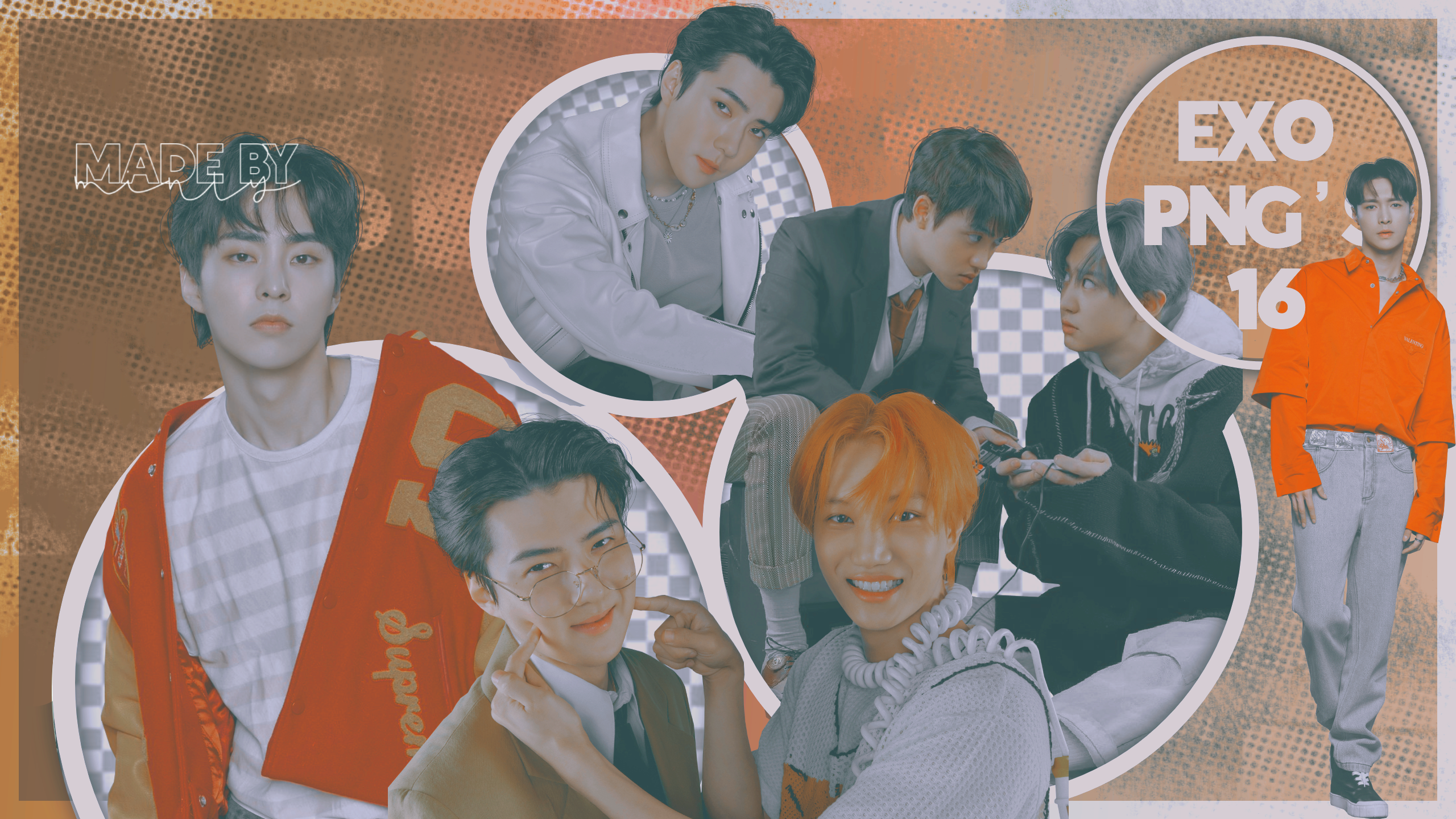 EXO -'DON'T FIGHT THE FEELING' PNG pack