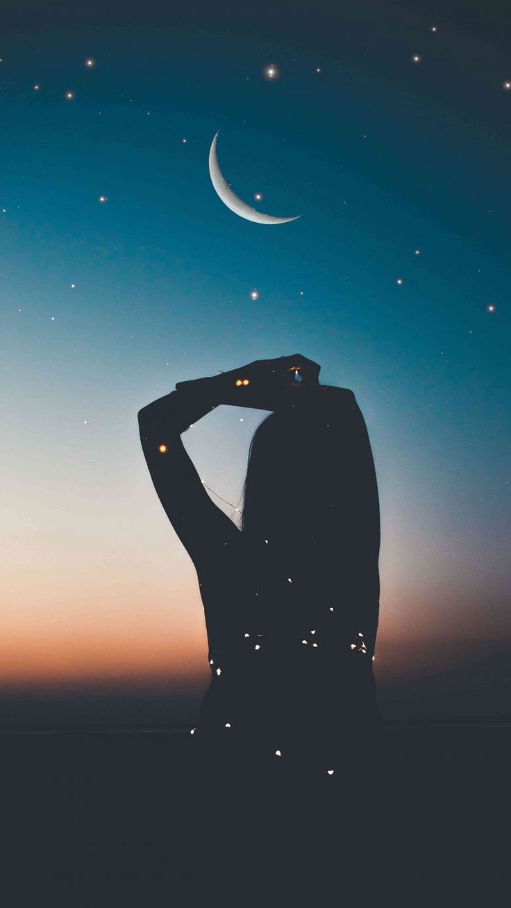 Girls Wallpaper Wallpaper, iPhone Wallpaper. Love wallpaper background, Night sky wallpaper, iPhone wallpaper night sky