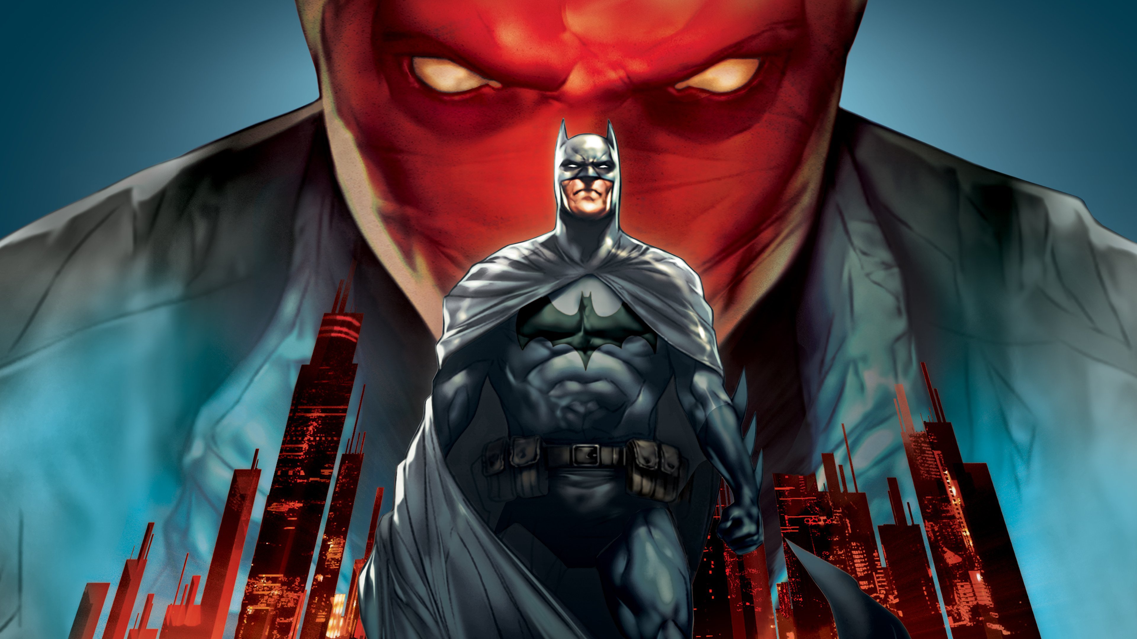 3840x2160 Bruce Wayne, Jason Todd, Superhero, DC Comics, Red Hood, Batman: Under the Red Hood, Batman wallpaper JPG
