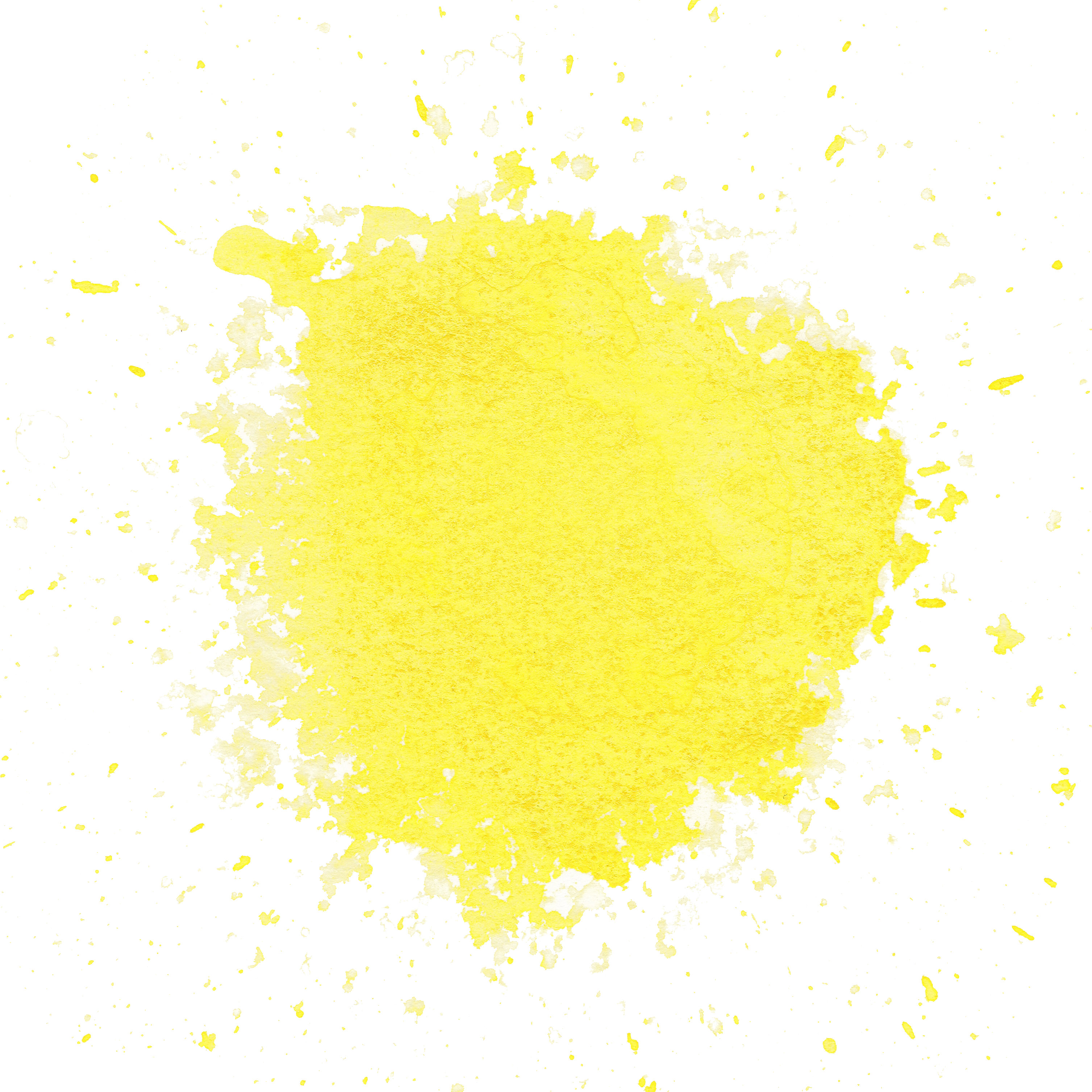 Yellow Watercolor Splatter Background (JPG)