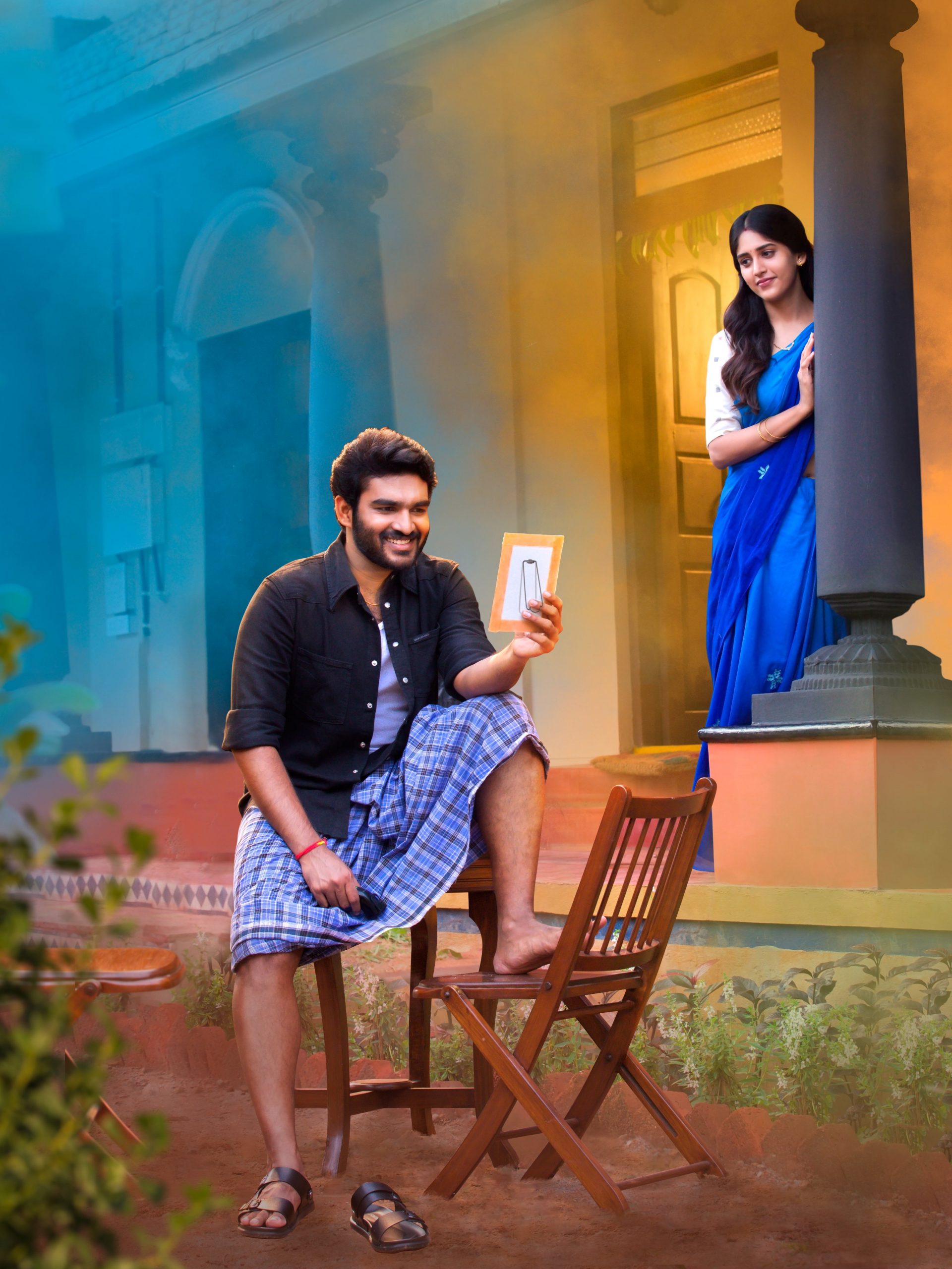 Kiran Abbavaram and Chandni Chowdary in Sammatame Movie