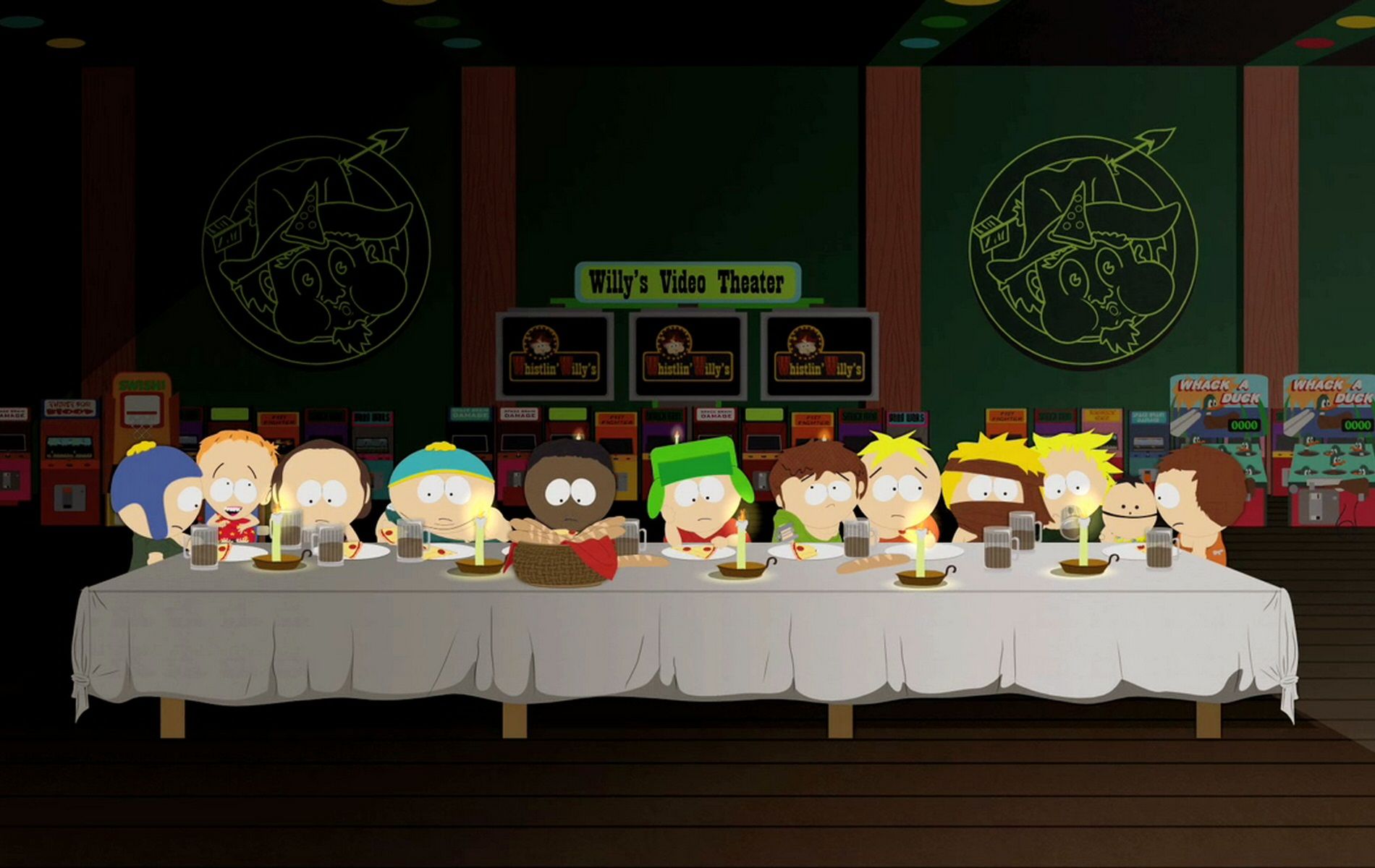 South park, Last supper, Art parody