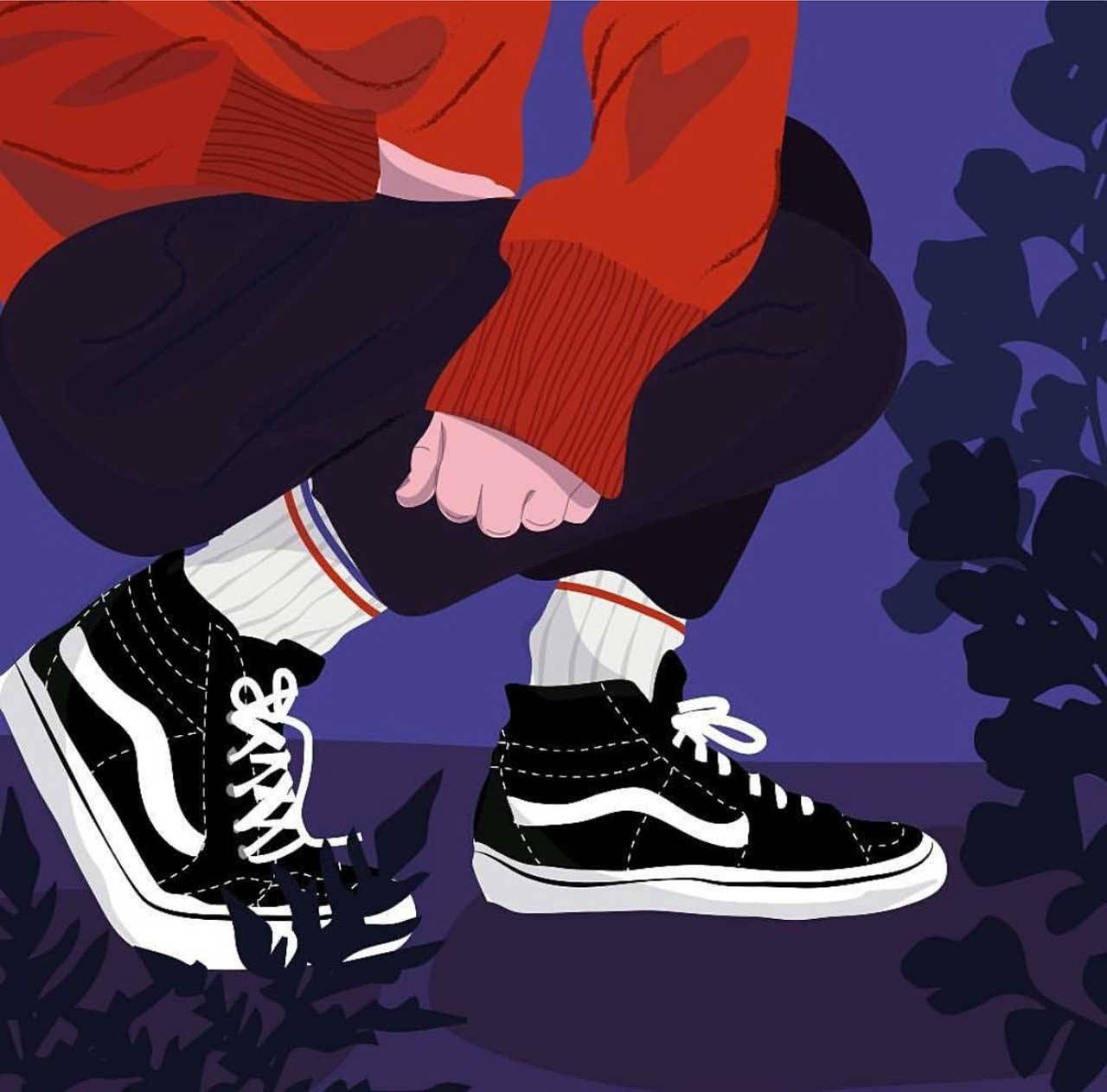 Shoes Girl Wallpaper