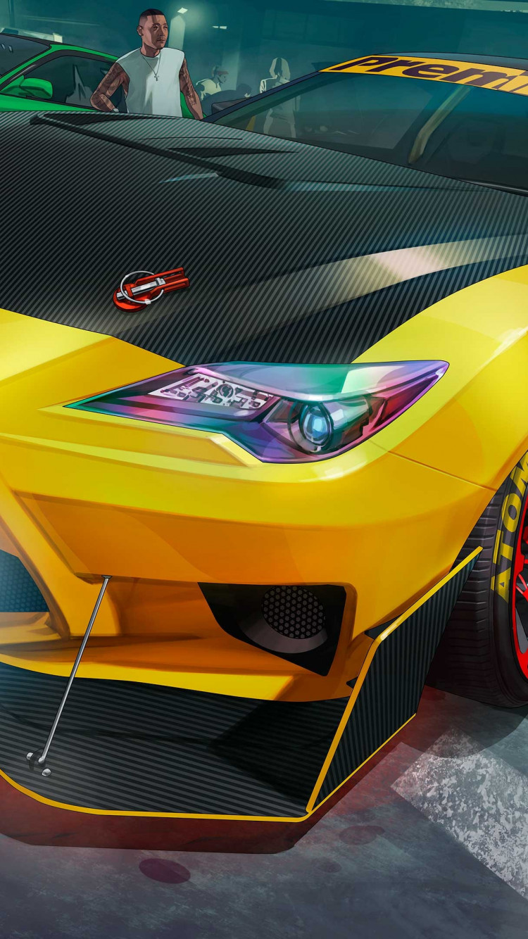 Download wallpaper: GTA Online Los Santos Tuners 750x1334