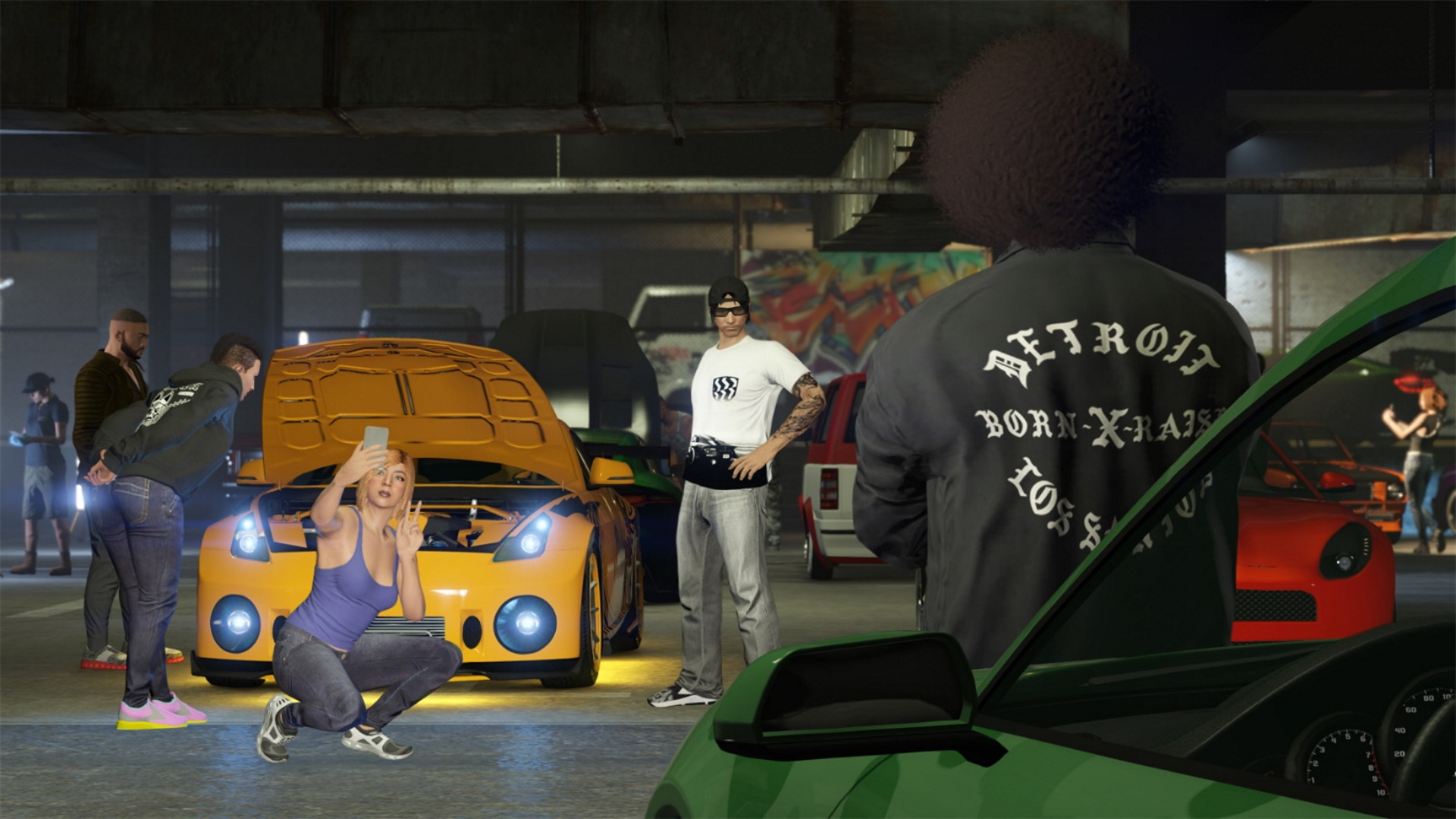 GTA Online Los Santos Tuners update adds a new car meet social space next week