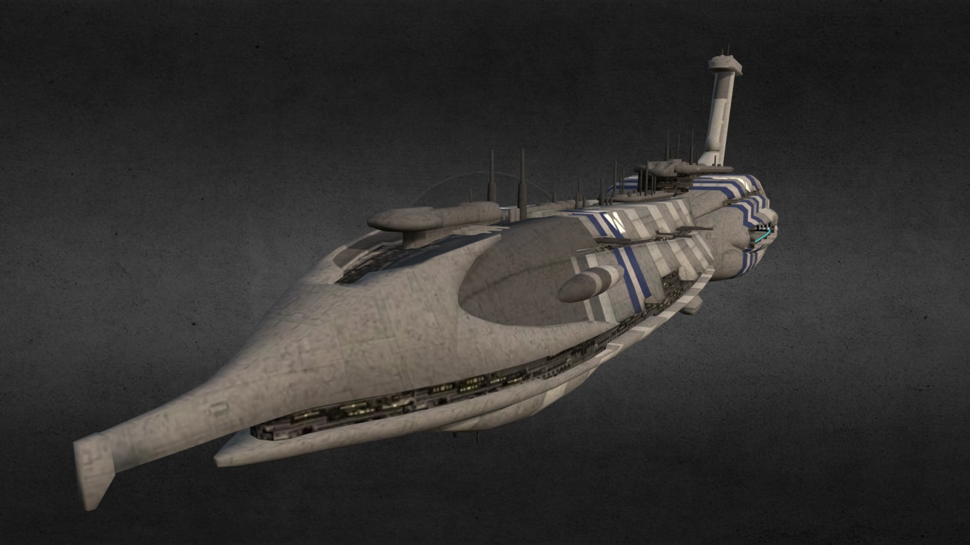 Providence Class Cruiser Free 3D model by Admiral Tributon [597ee16]