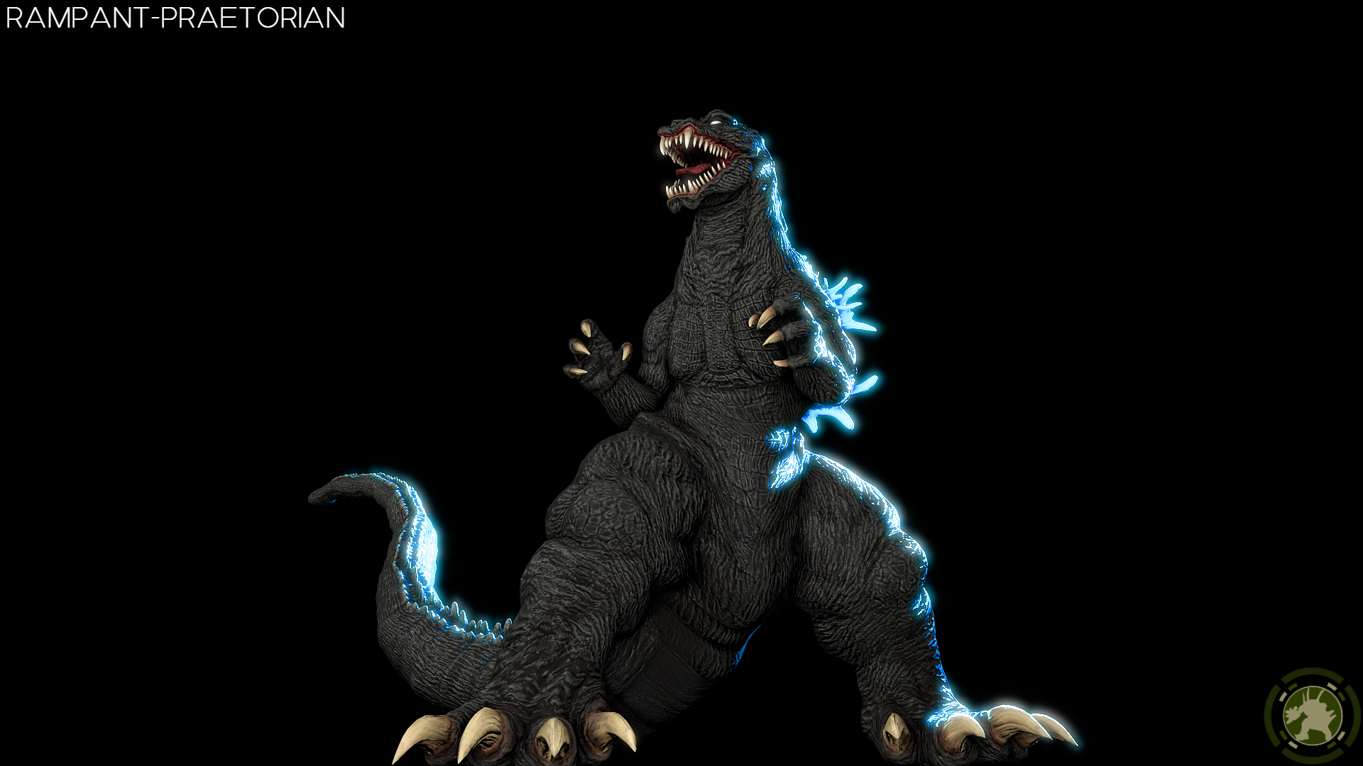 GMK Godzilla A basic render for GMK Goji with po