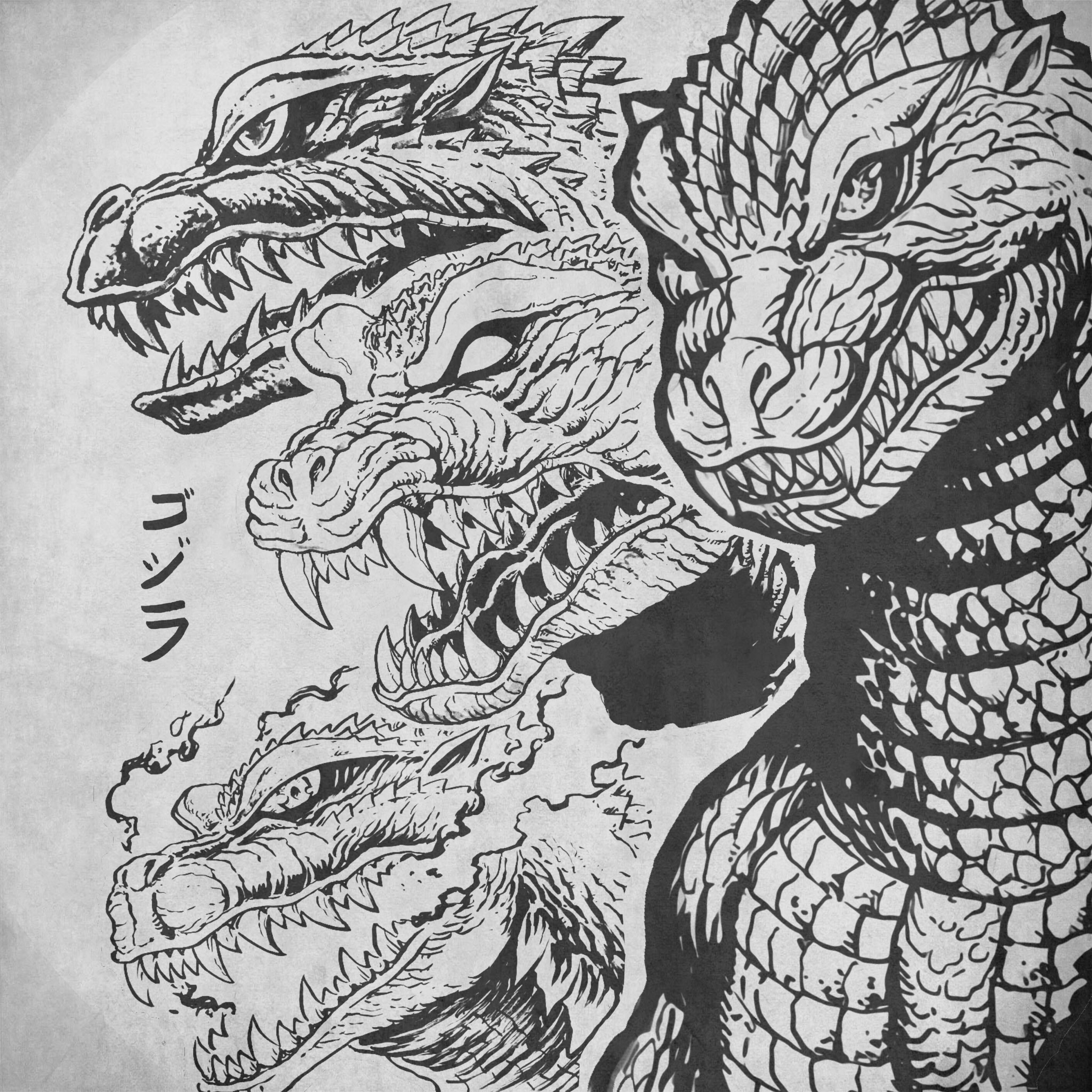 Only 2000s kids will remember this” I made out of some Matt Frank artworks saved on my phone: GODZILLA