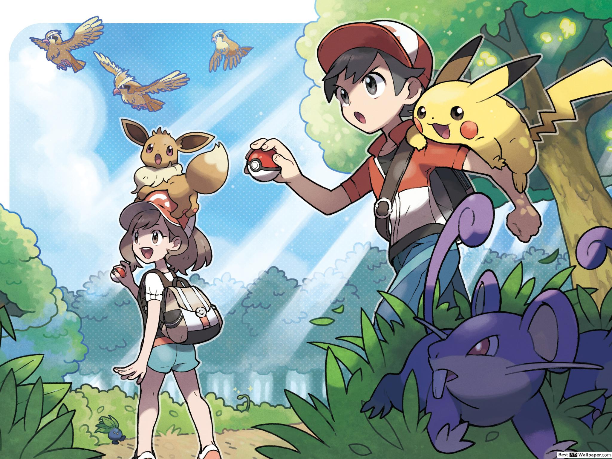 Pokémon: Let's Go, Pikachu! and Let's Go, Eevee! (Video Game) HD wallpaper download