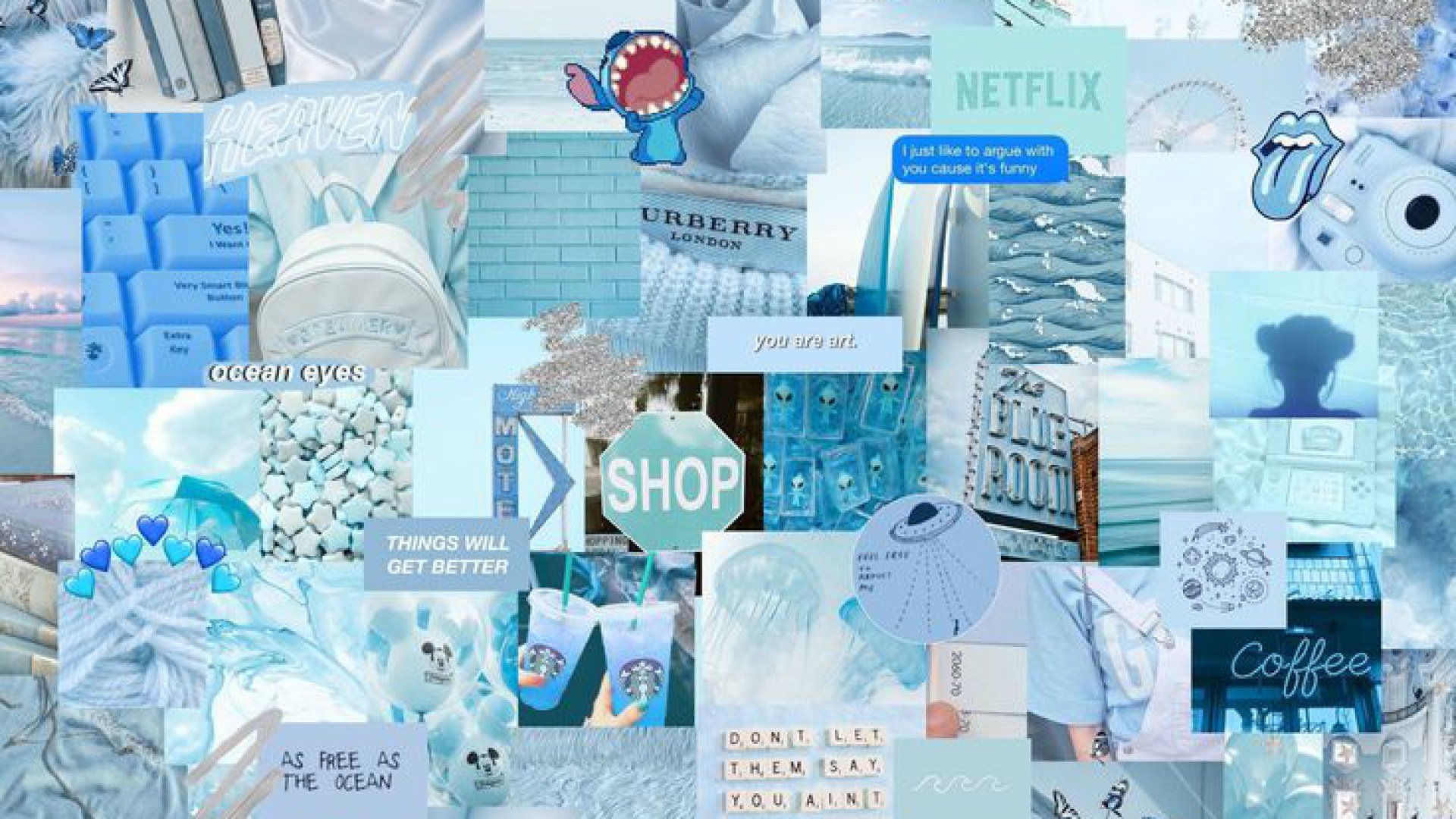 Blue aesthetic wallpaper • Wallpaper For You HD Wallpaper For Desktop & Mobile