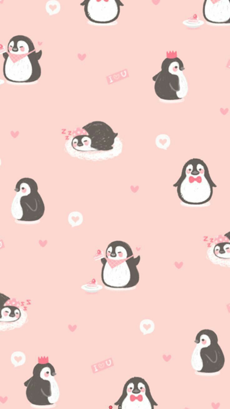 Phone Wallpaper. Cute christmas wallpaper, Penguin wallpaper, Wallpaper iphone cute