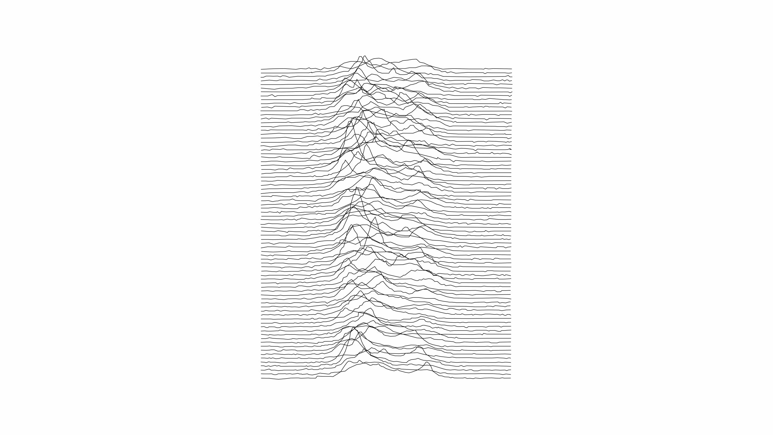 Minimal Joy Division Unknown Pleasures wallpaper in 2560x1440 resolution